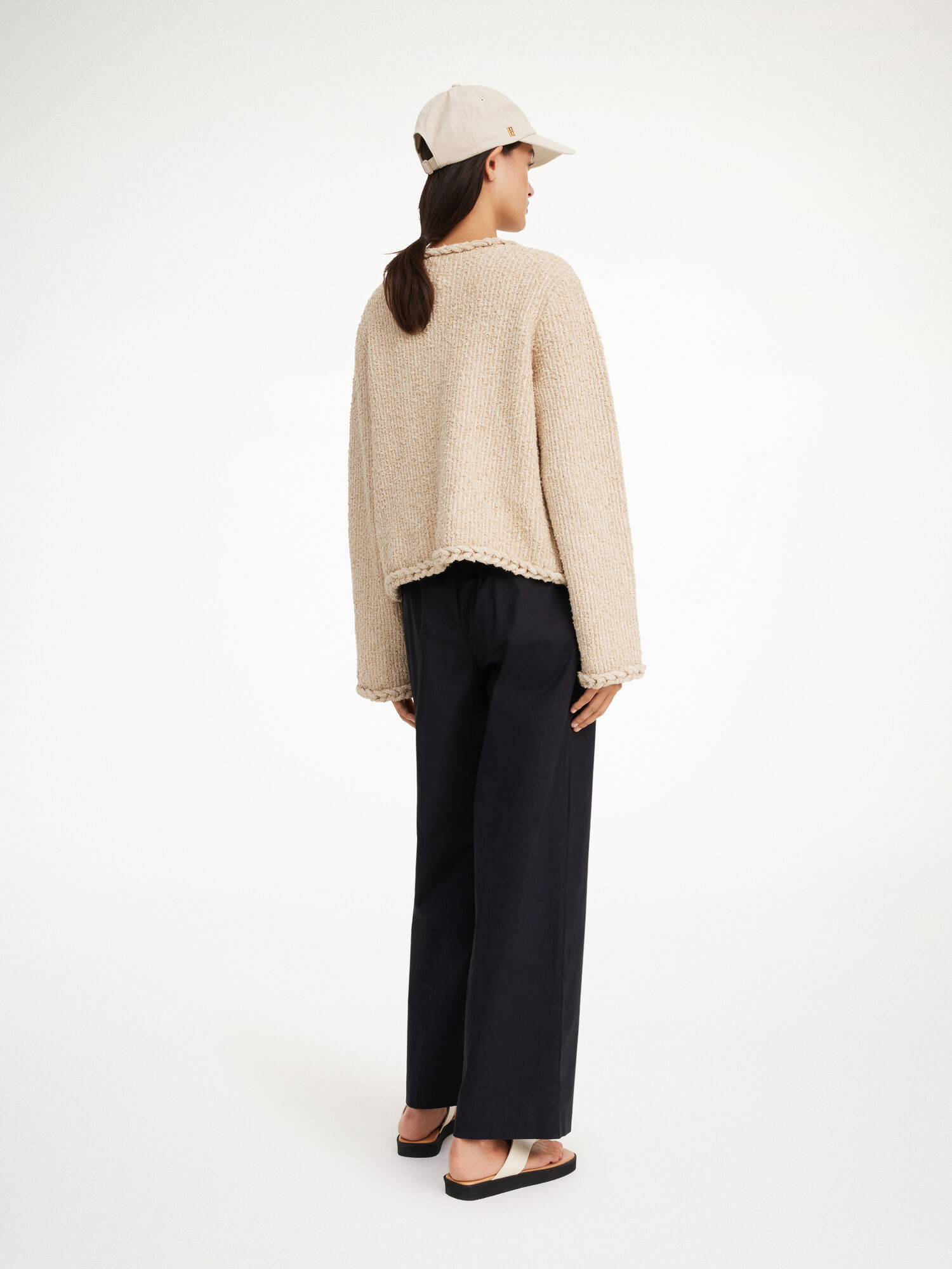 Ely Trousers in Brushed Organic Cotton