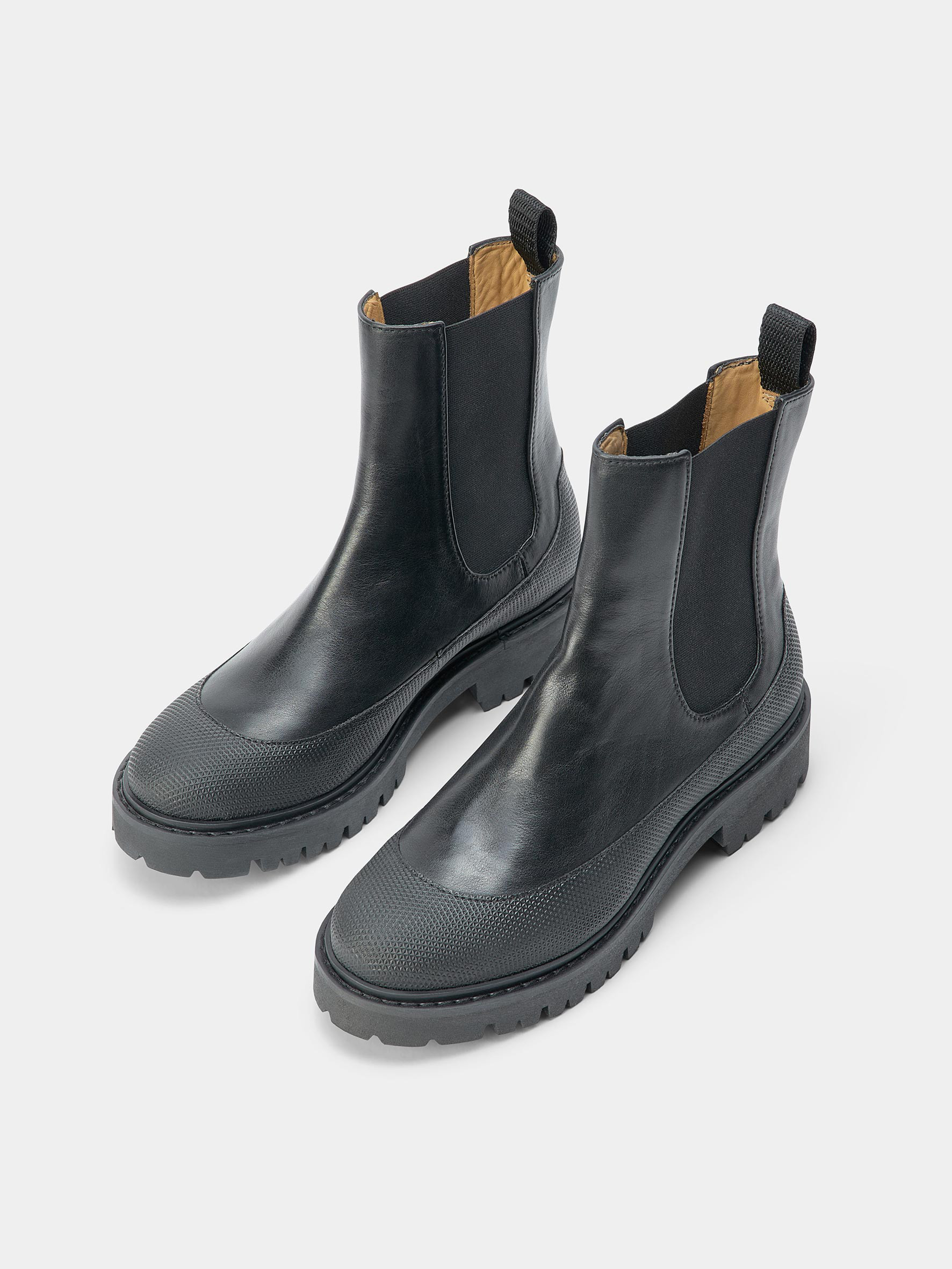 thick sole chelsea boots
