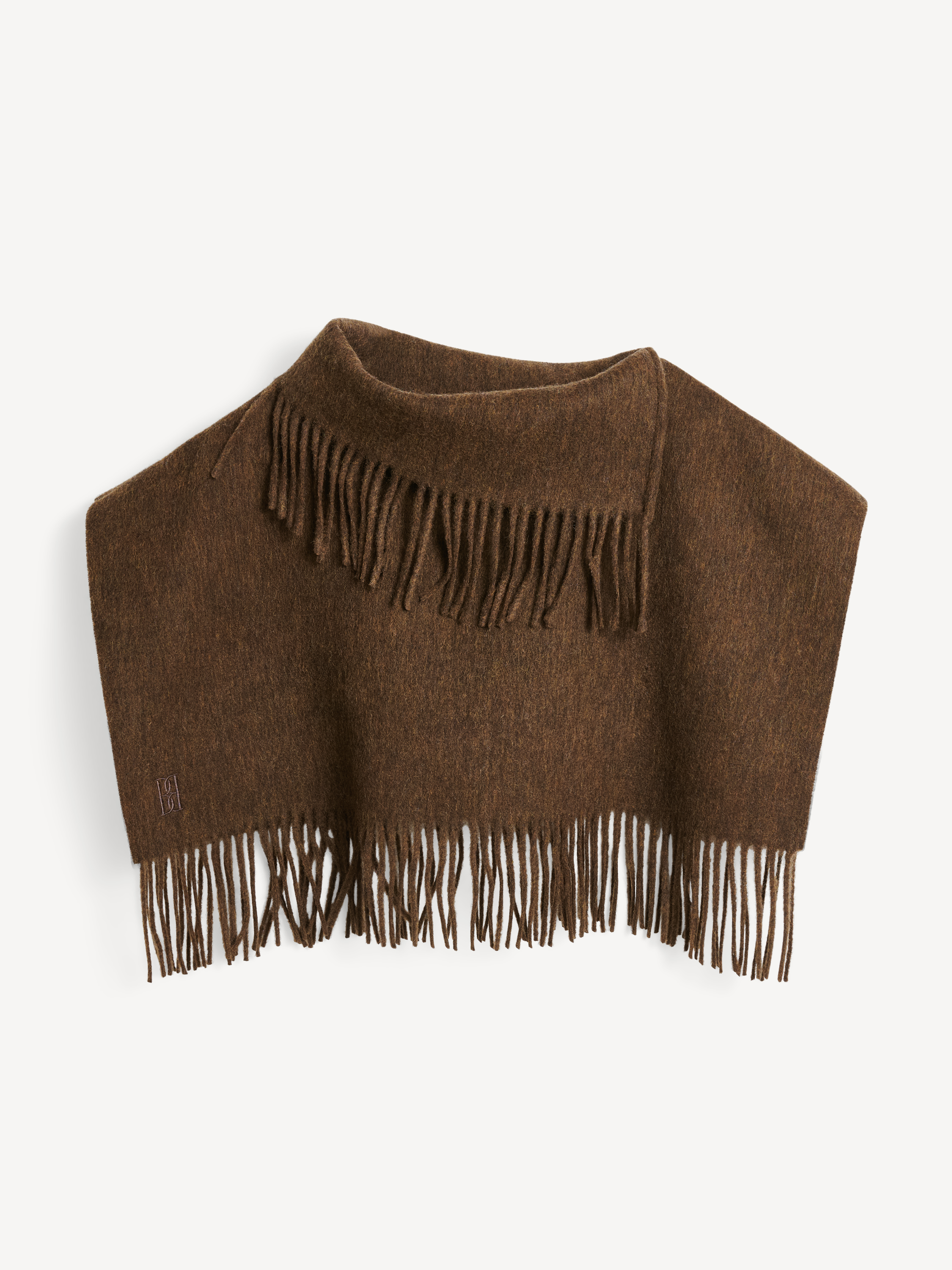 BY MALENE BIRGER TURTLA WOOL FRINGE BIB