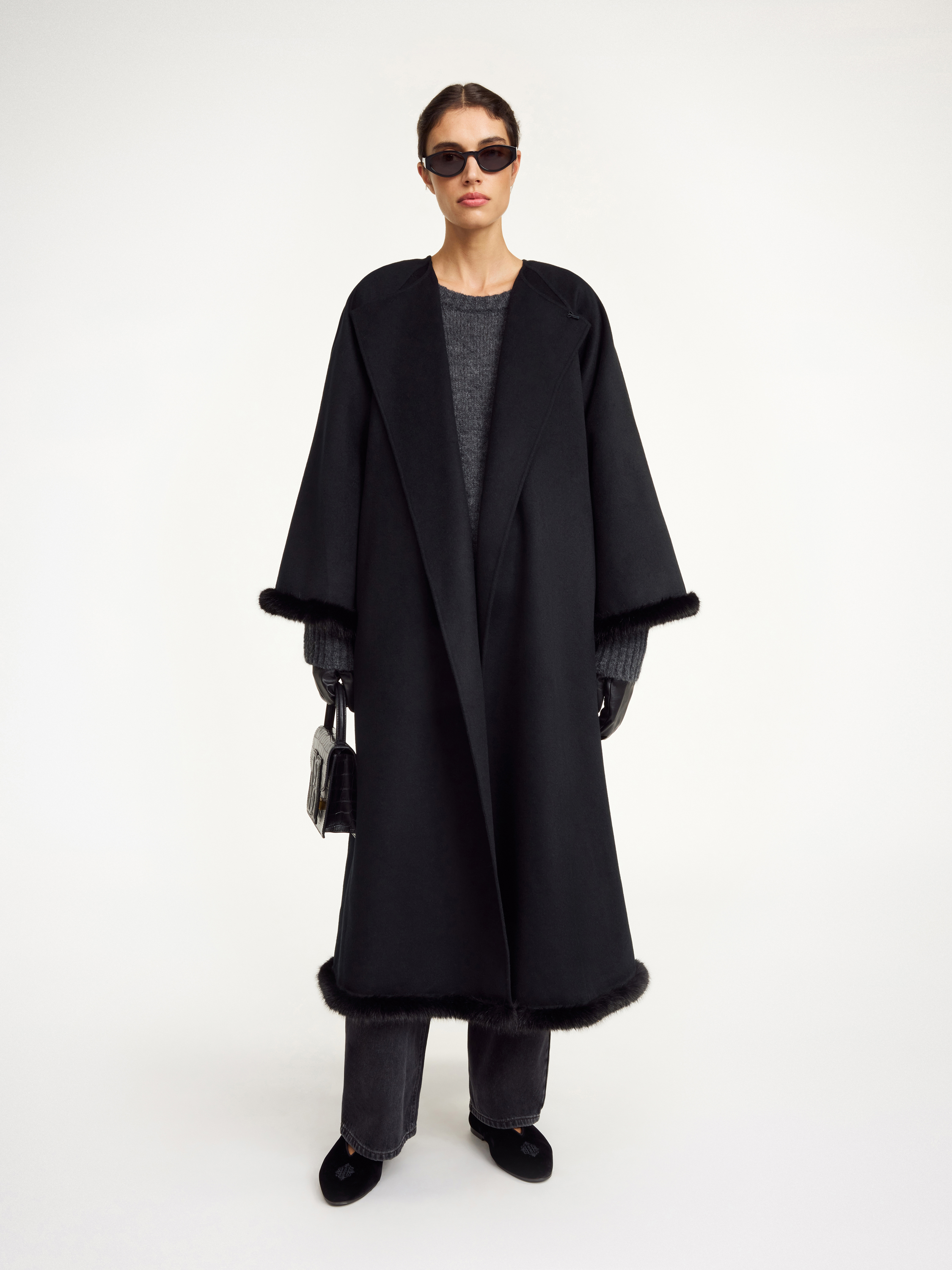 Shop By Malene Birger Dalimas Wool Coat In Black