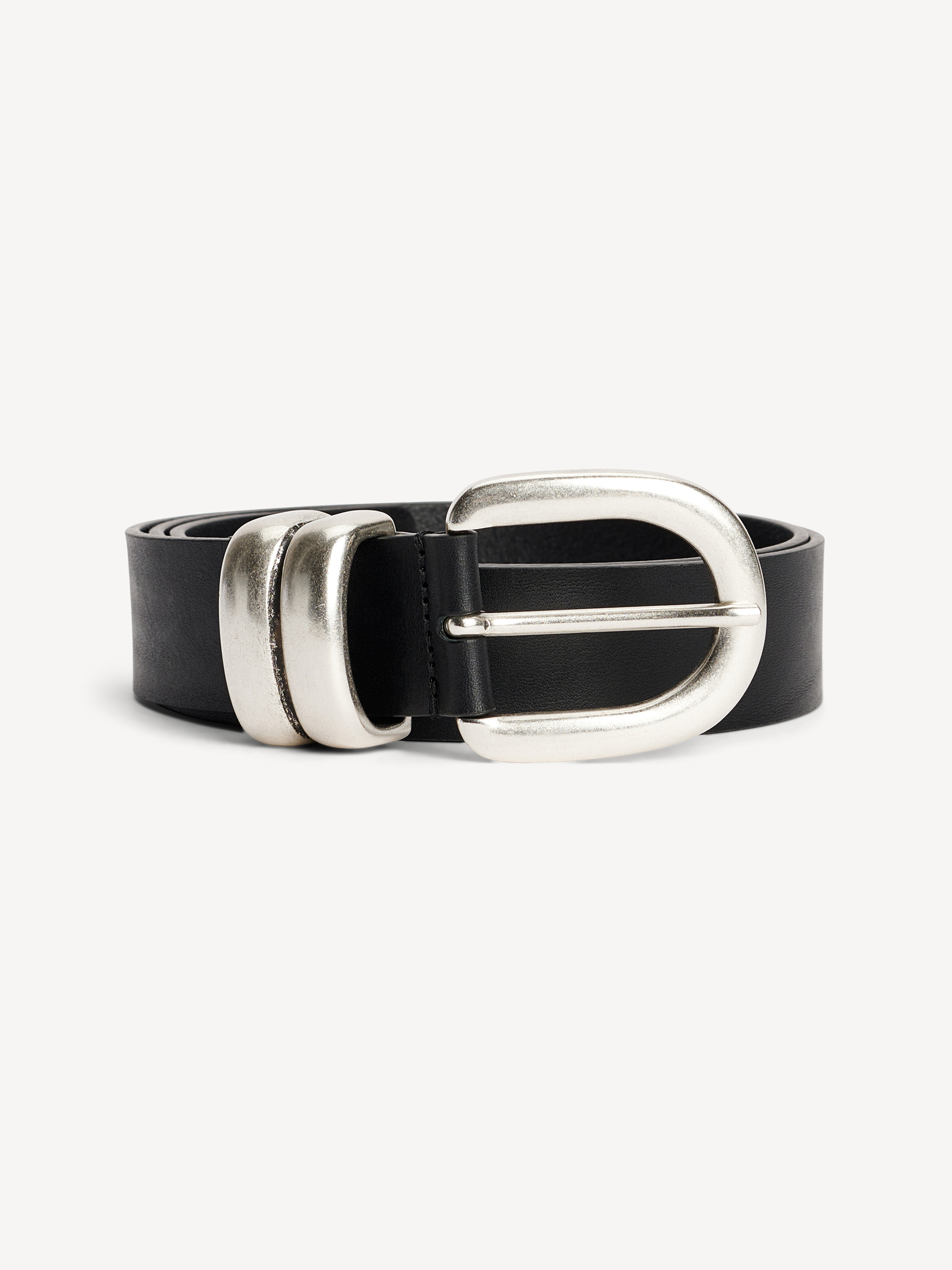 By Malene Birger Zoira Leather Belt In Black