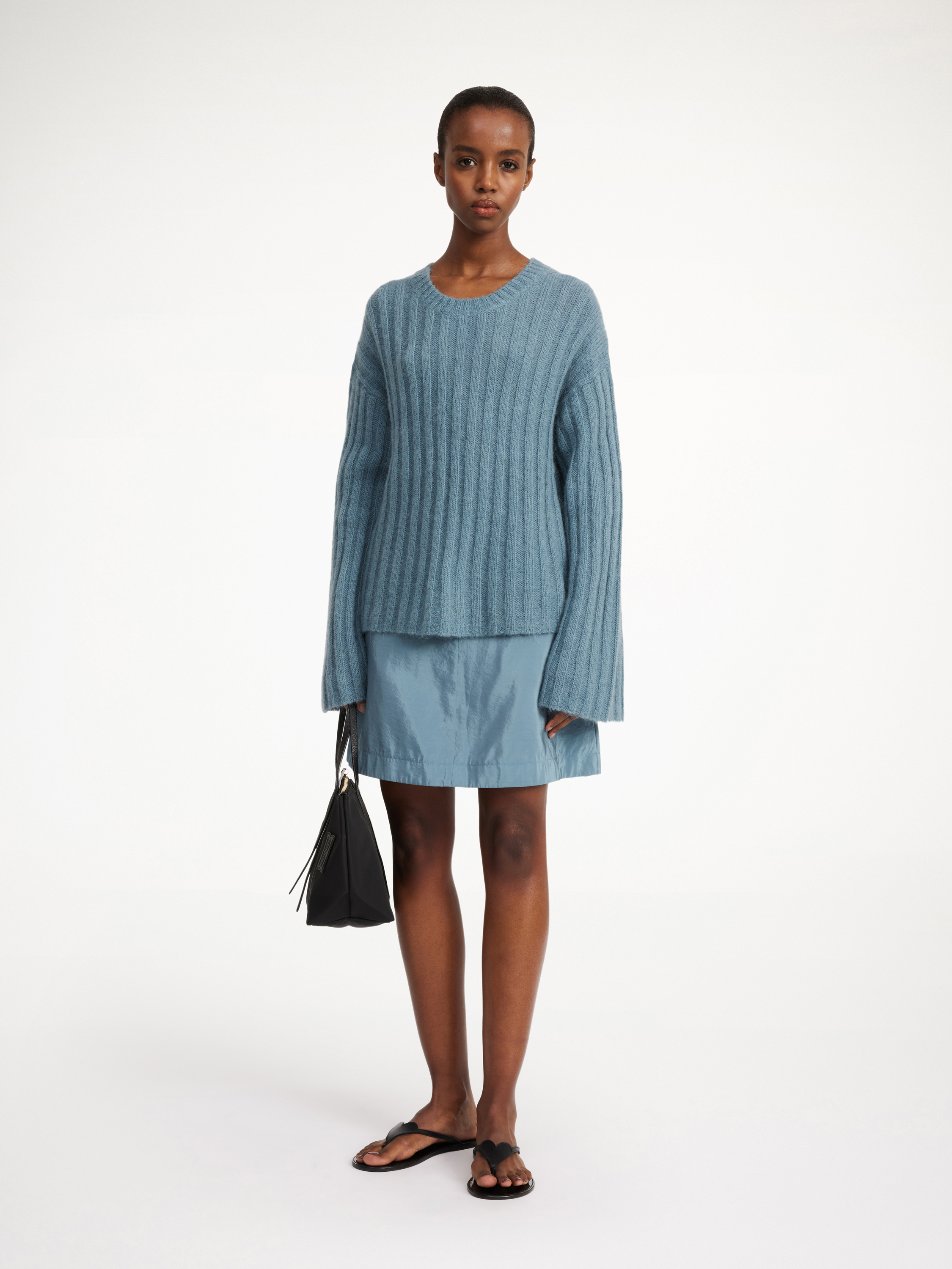 BY MALENE BIRGER CIERRA RIBBED SWEATER