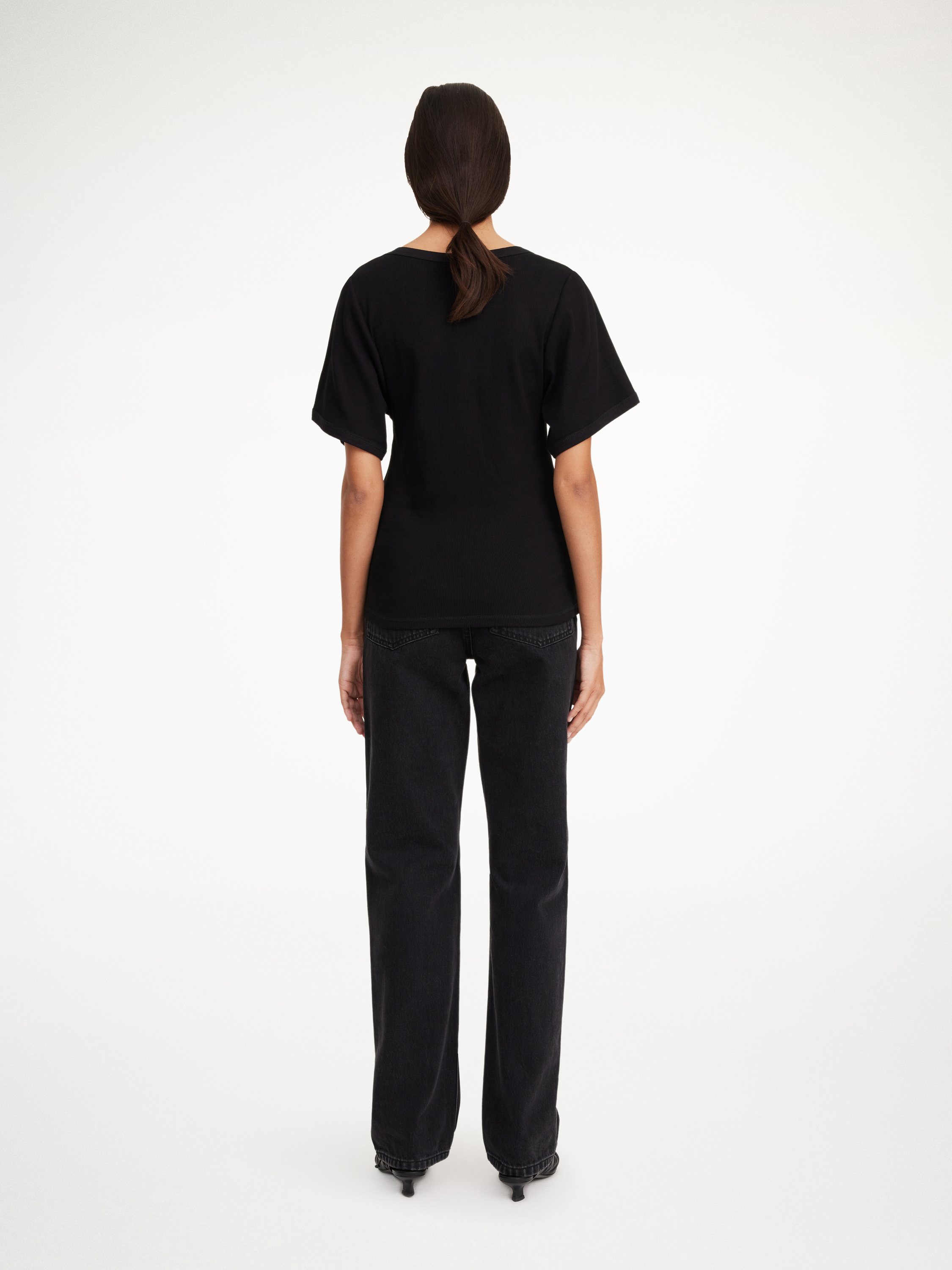 Shop By Malene Birger Lunai T-shirt In Black