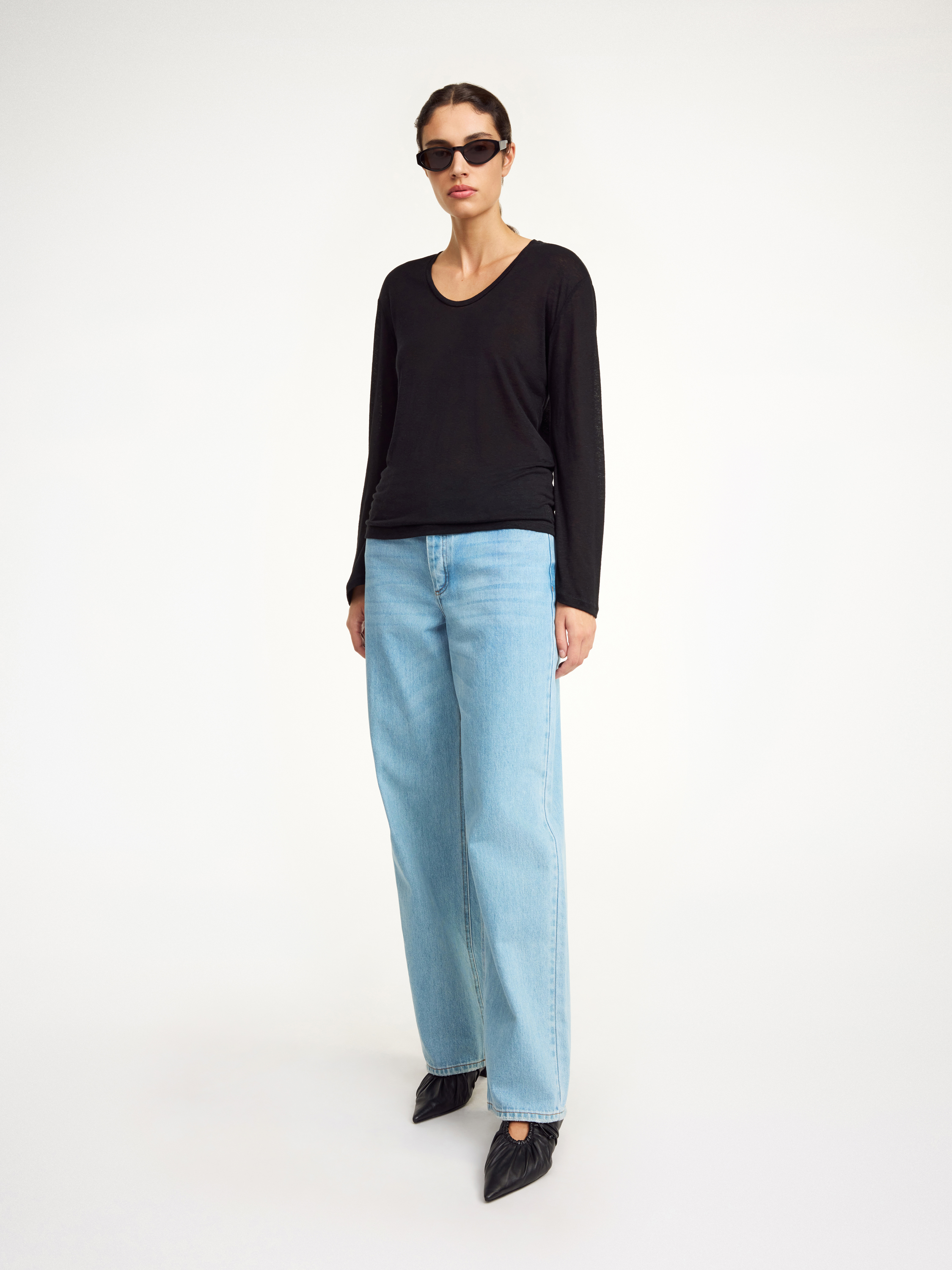 By Malene Birger Amalou Top In Black