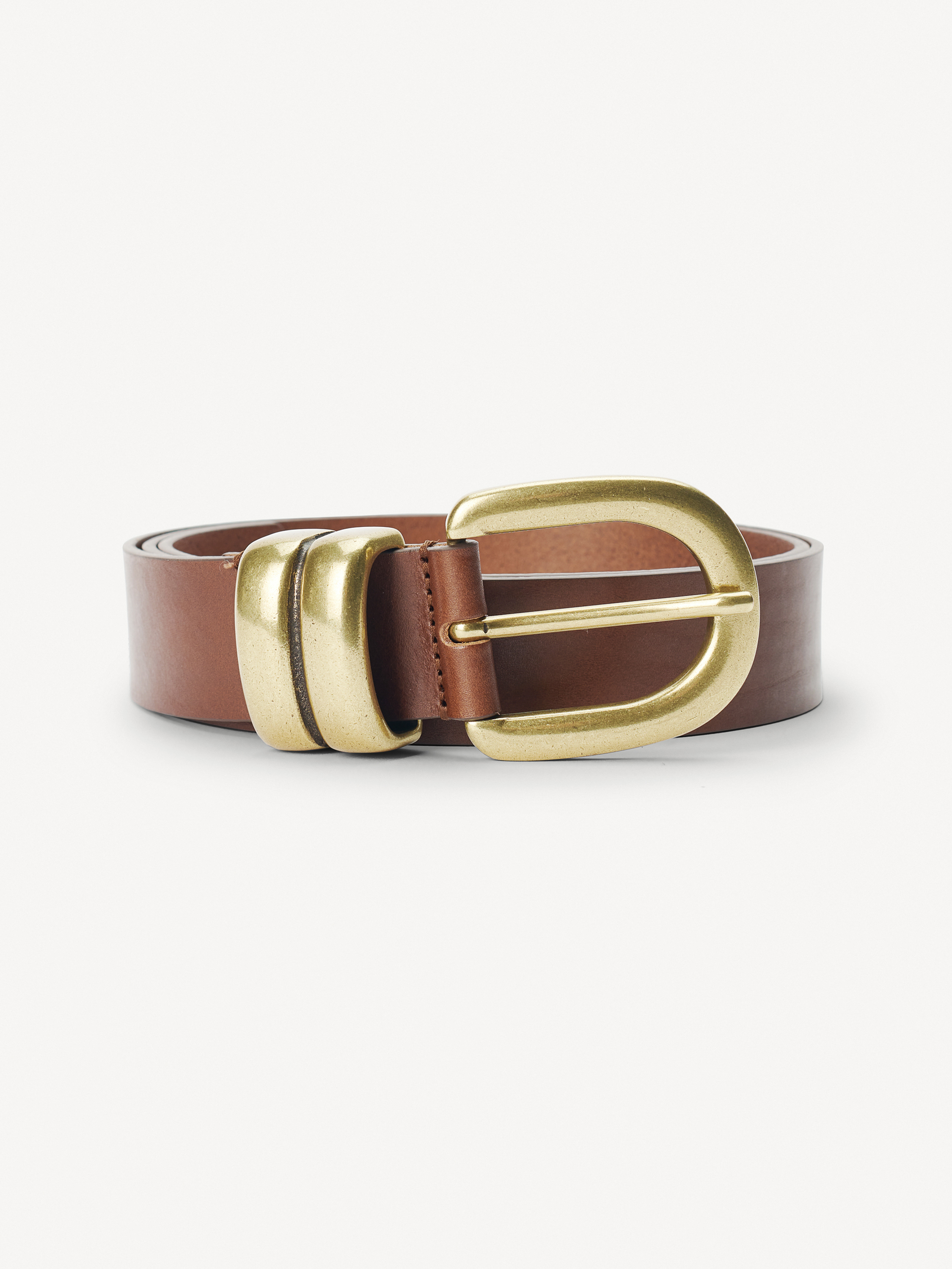 By Malene Birger Zoira Leather Belt In Brown