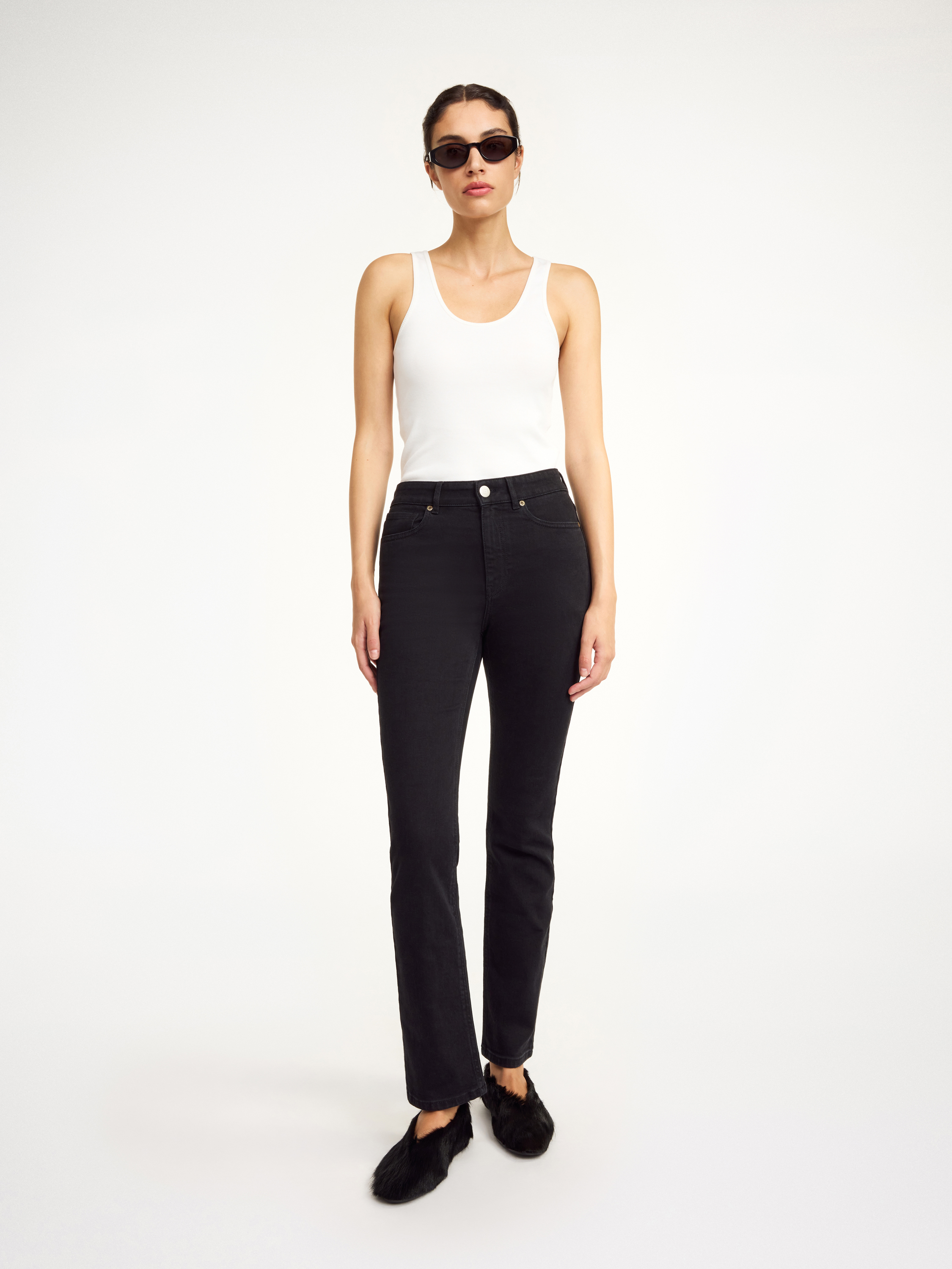 Shop By Malene Birger Stellen Jeans In Black