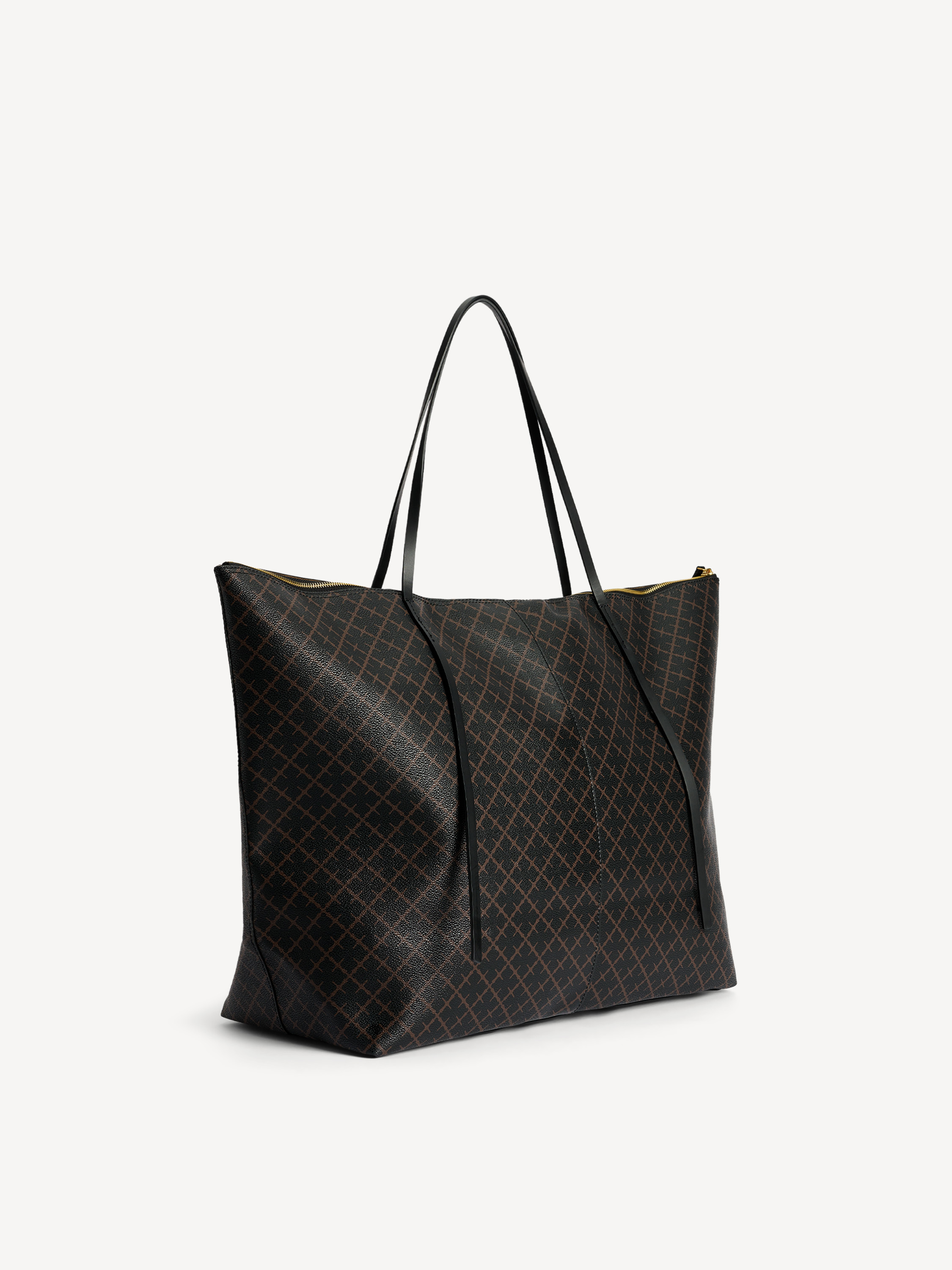 Shop By Malene Birger Leesa Tote Bag In Dark Chokolate