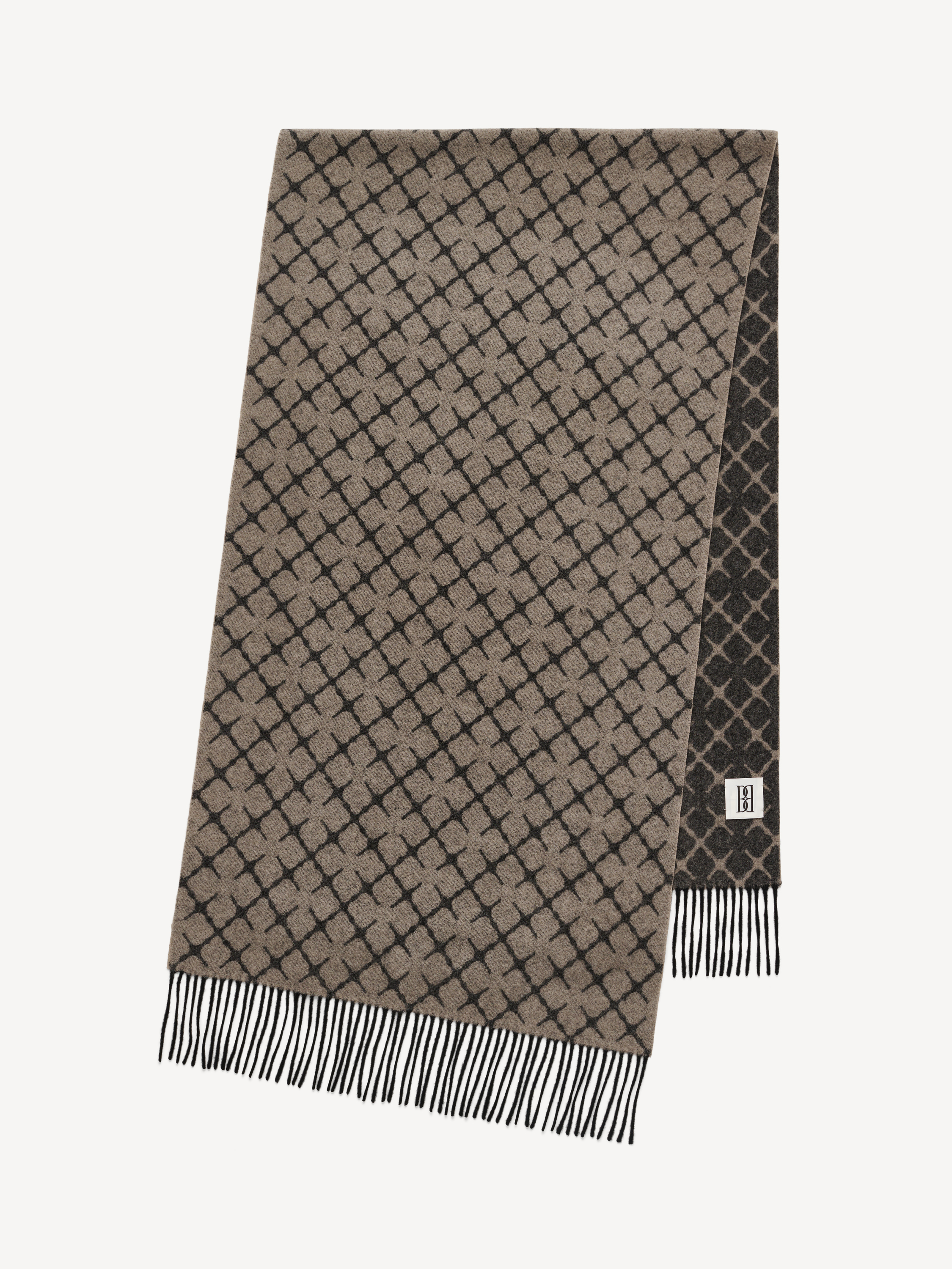 By Malene Birger Ortega Cashmere-blend Scarf In Gray