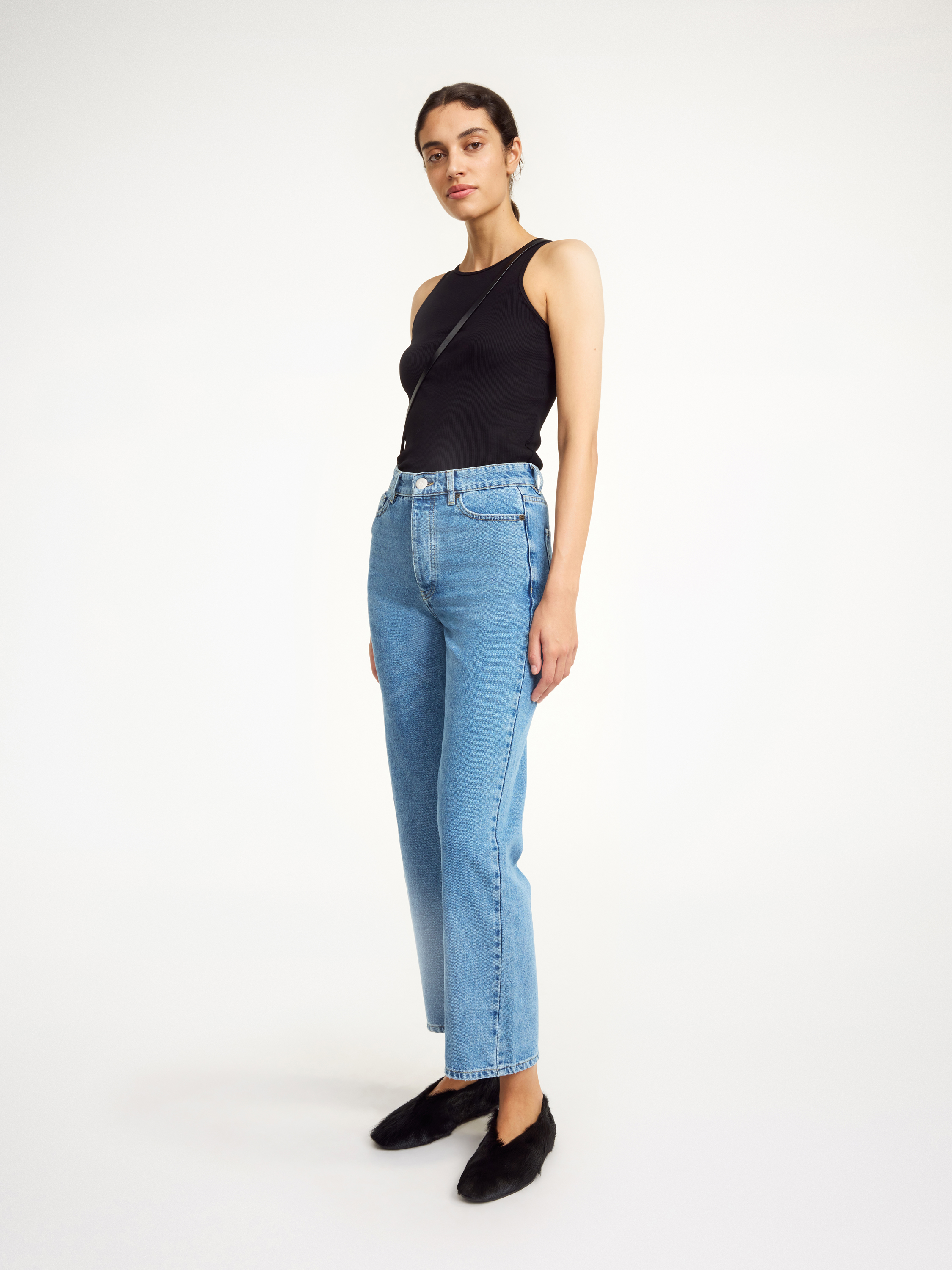 By Malene Birger Milium Organic Cotton Jeans In Denim Blue