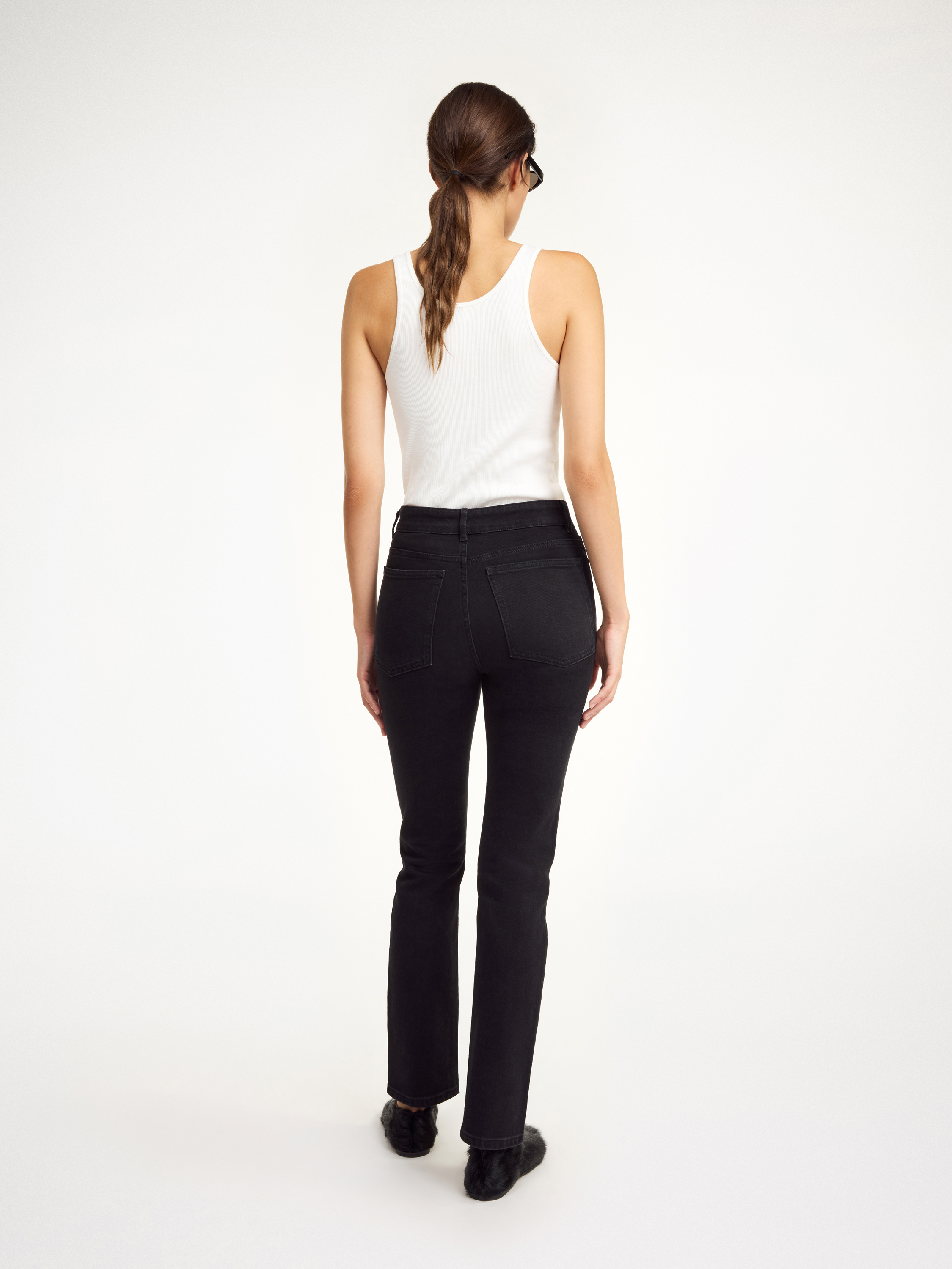 Shop By Malene Birger Stellen Jeans In Black