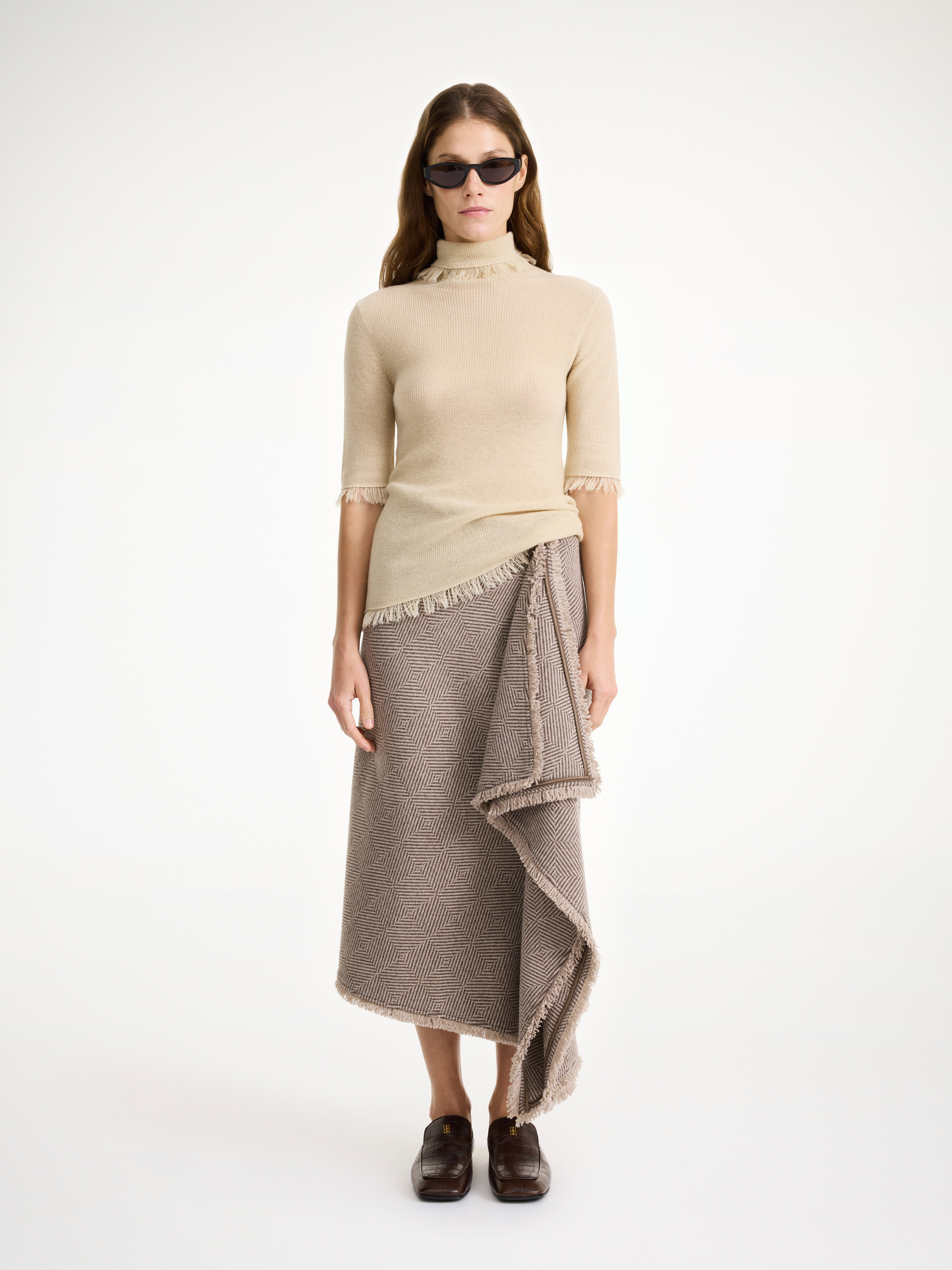 By Malene Birger Avianna Midi Skirt In Birdeye