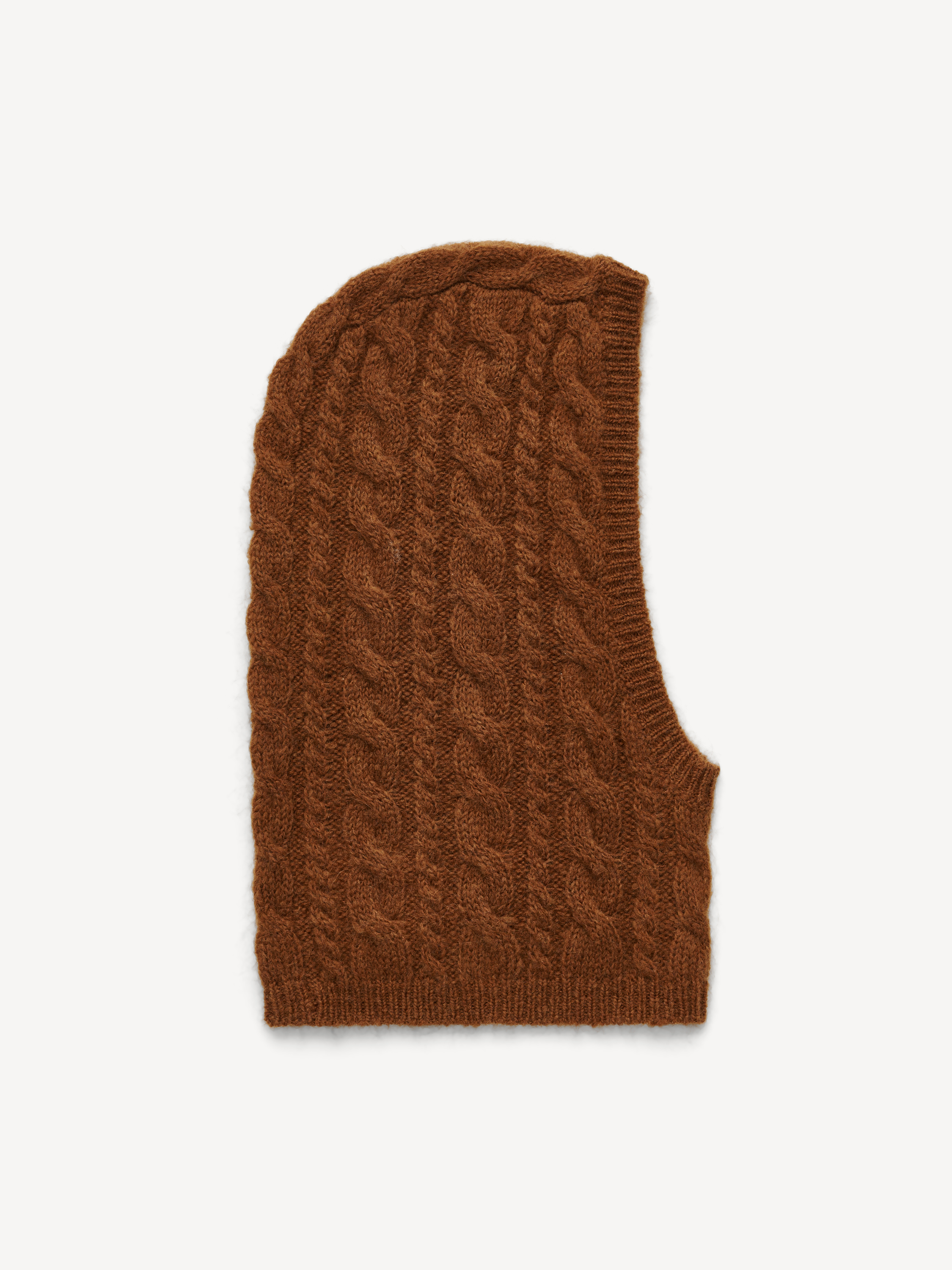 By Malene Birger Renima Wool Balaclava In Brown