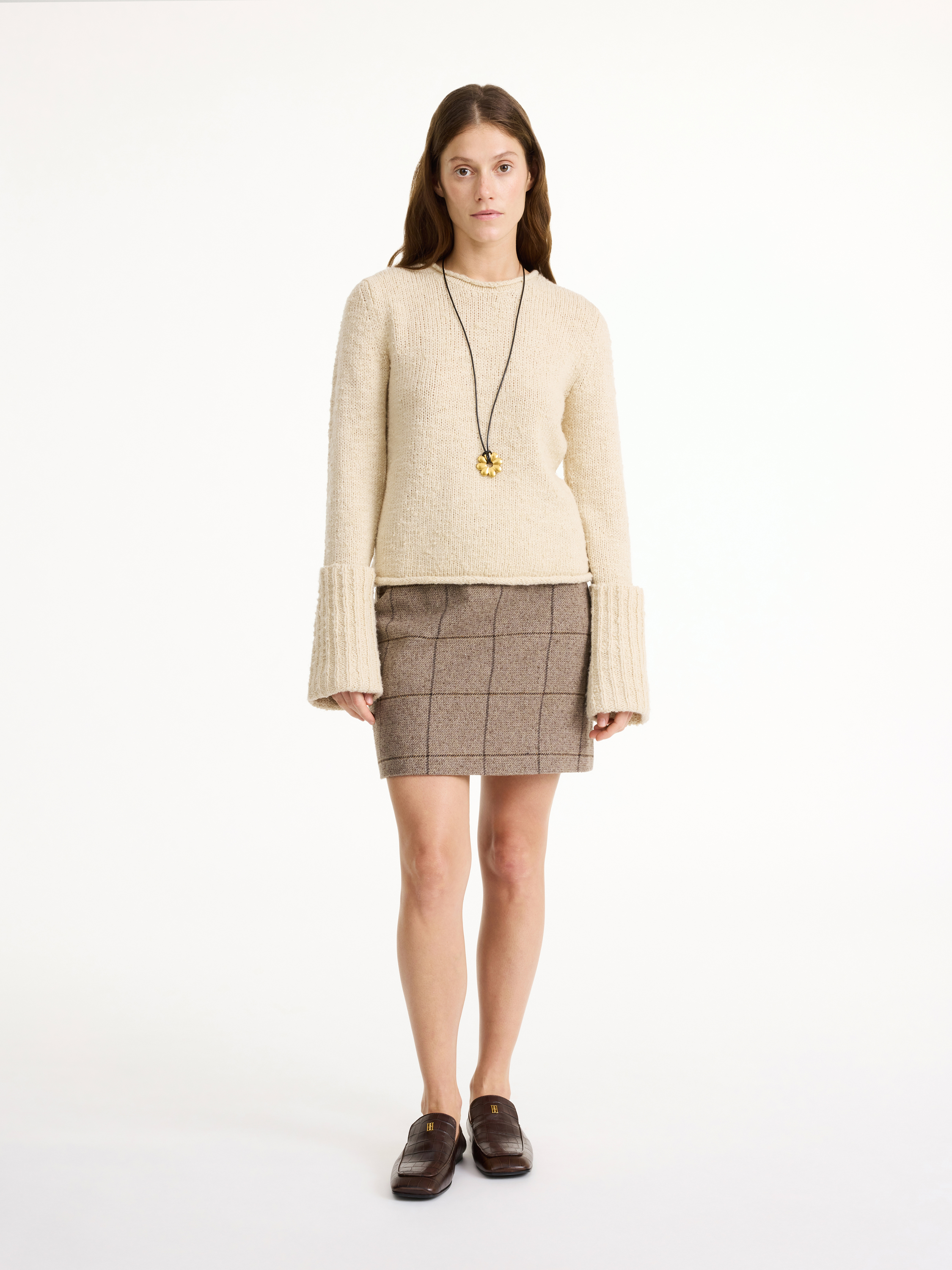 By Malene Birger Vestlinge Mini Skirt In Autumn Check