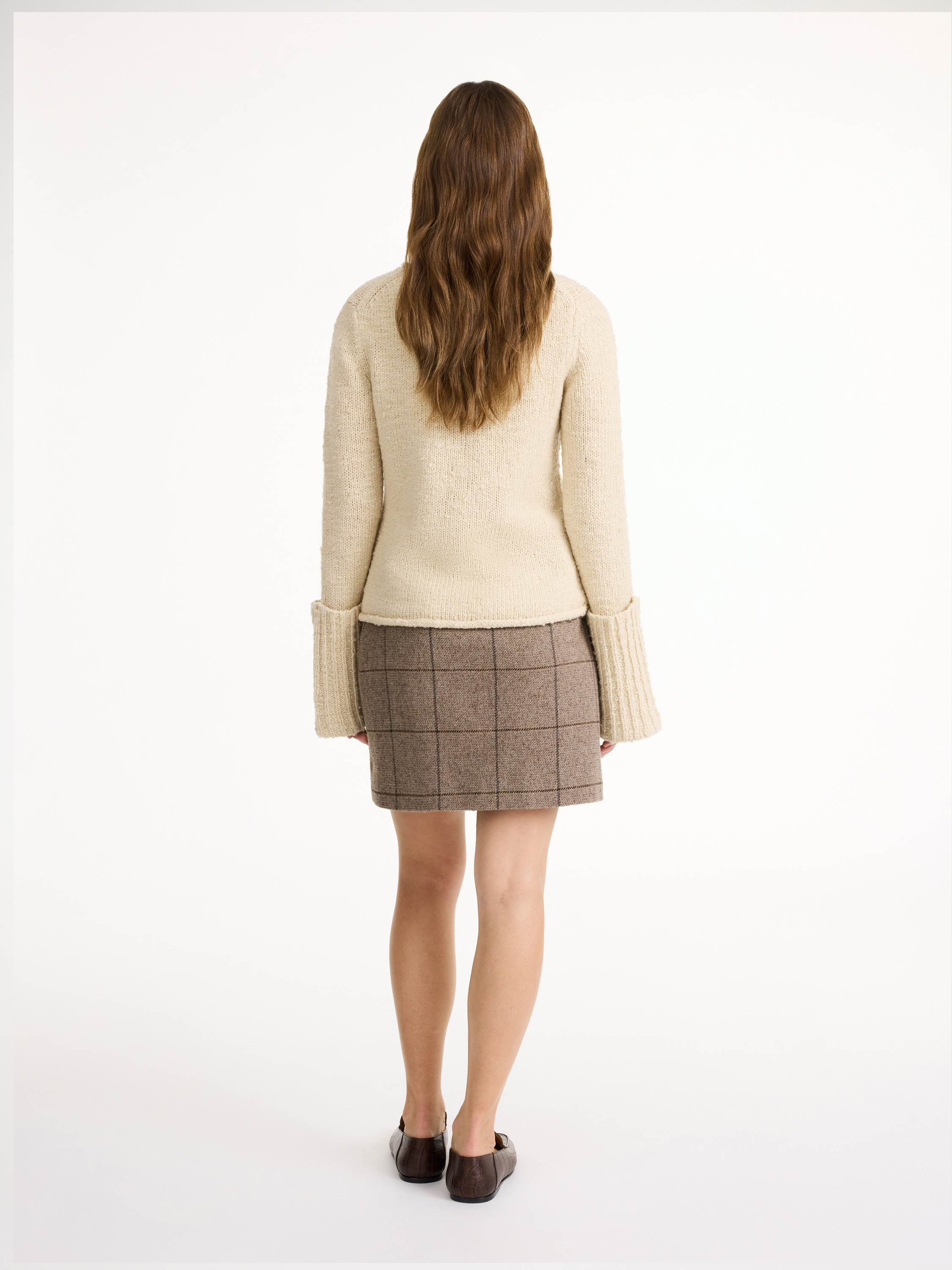 Shop By Malene Birger Vestlinge Mini Skirt In Autumn Check