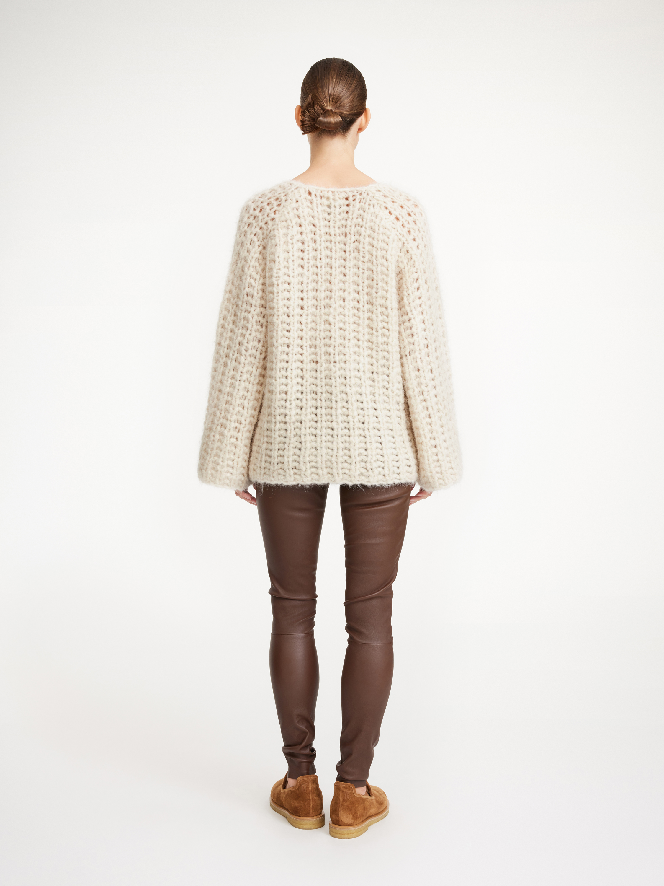 Shop By Malene Birger Elenasoo Leggings In Chestnut