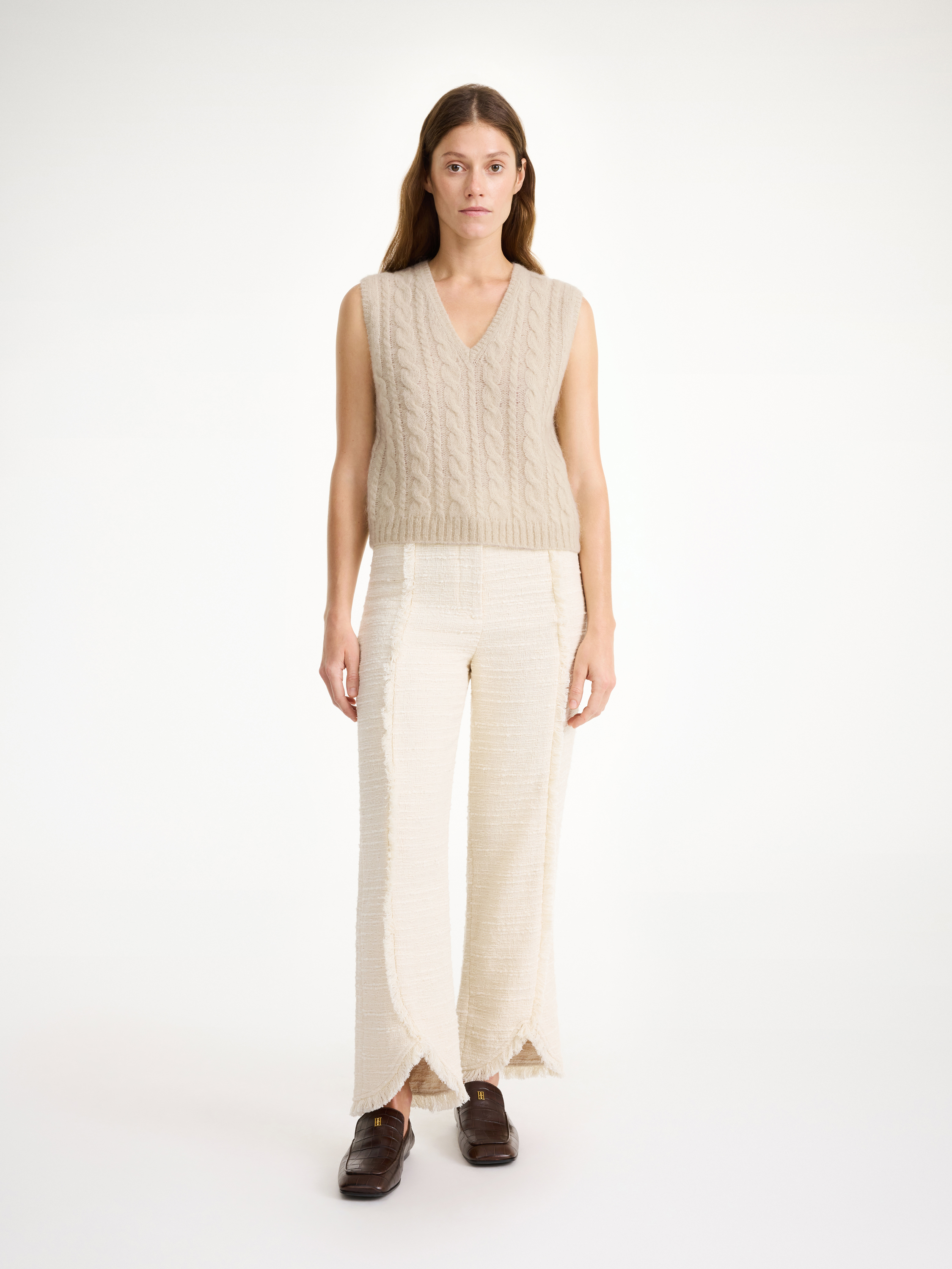 By Malene Birger Simea Vest In Oyster Gray