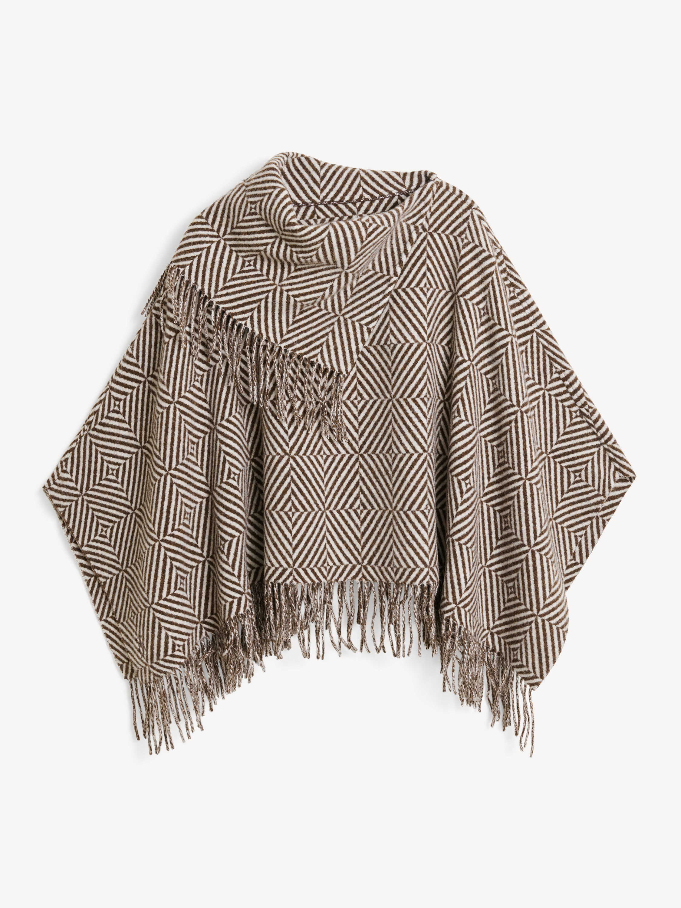 By Malene Birger Turtmas Wool Poncho In Neutral