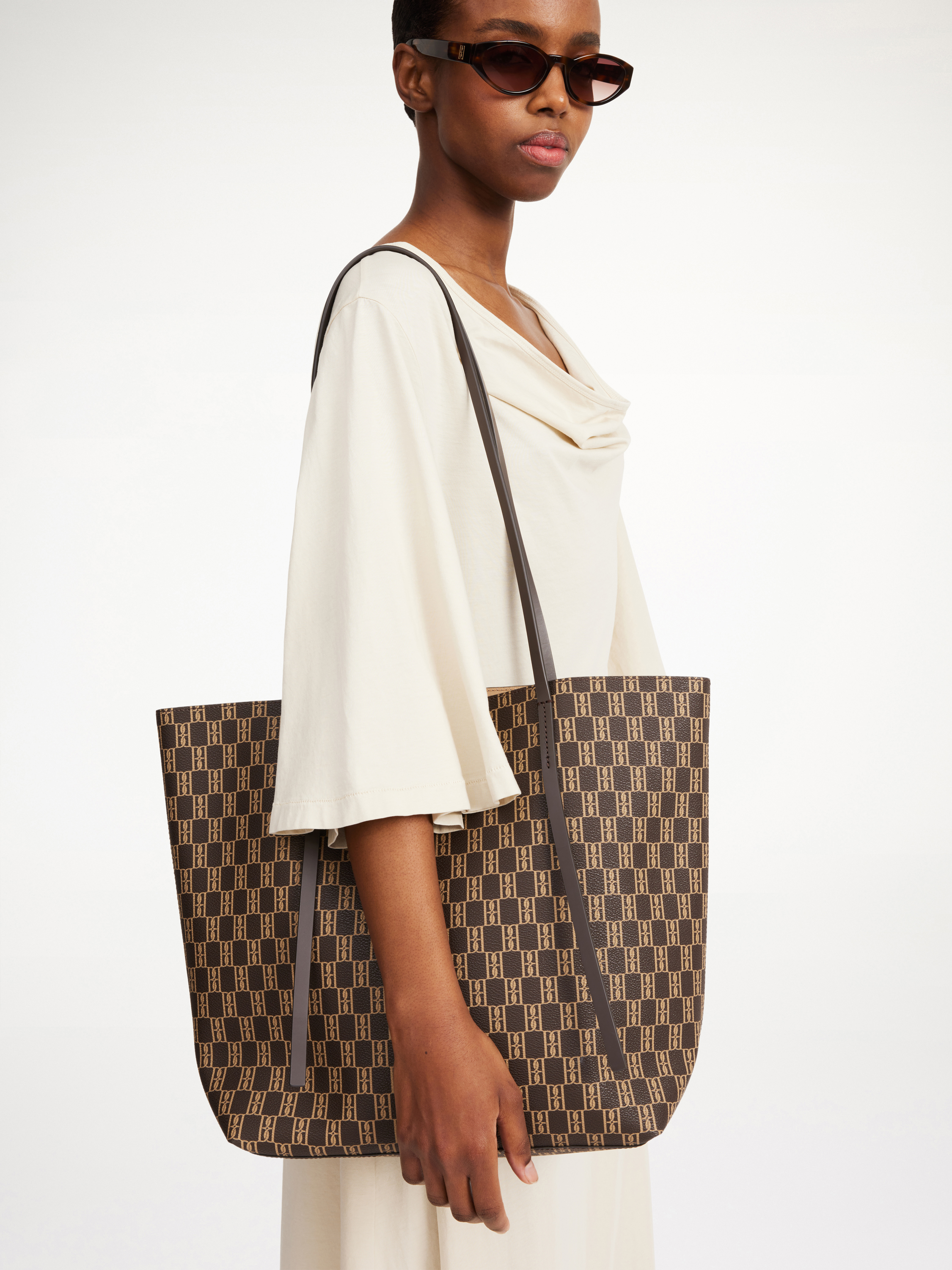 Shop By Malene Birger Abilsos Tote Bag In Shale