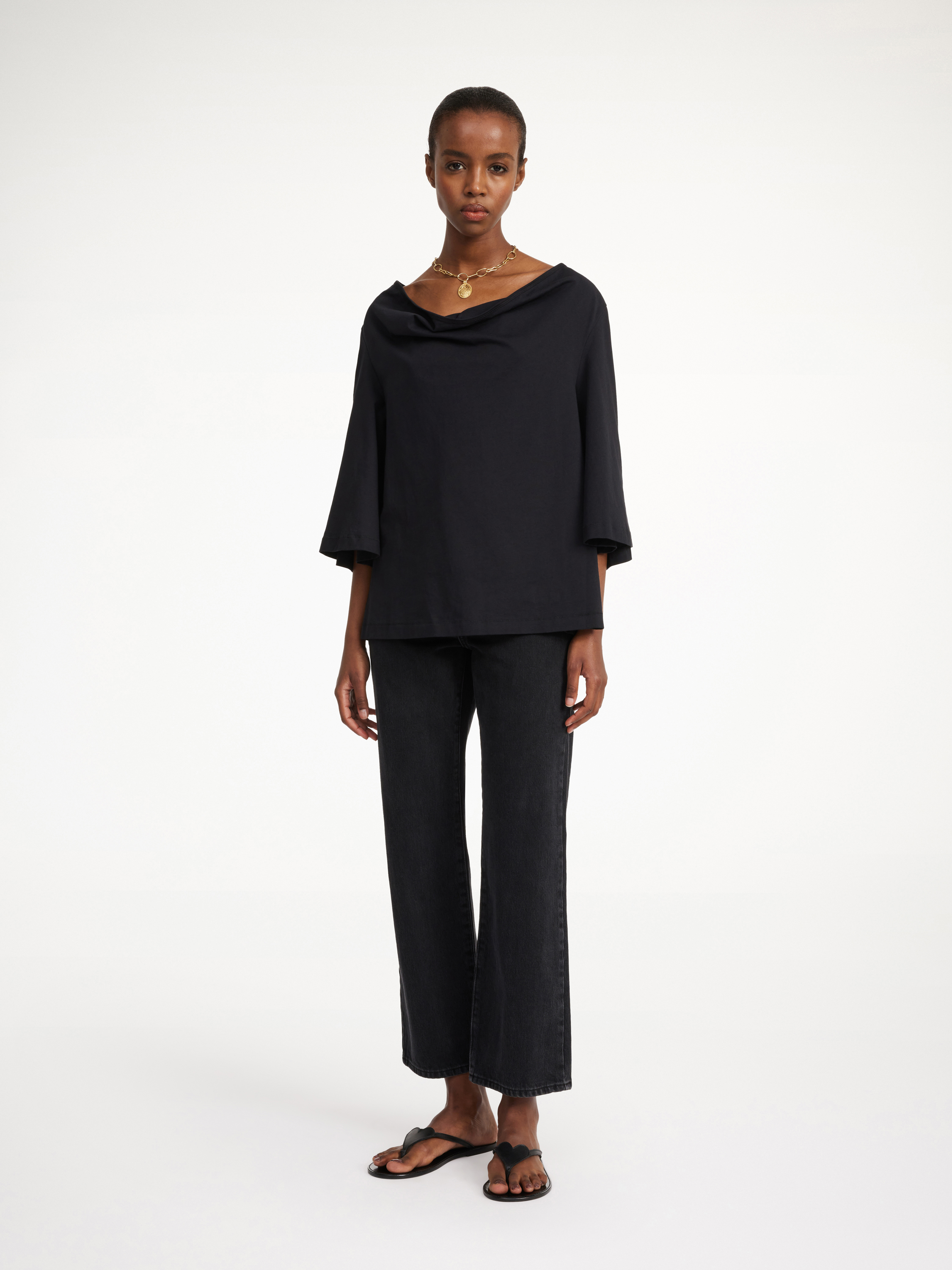 By Malene Birger Bryar Organic Cotton T-shirt In Black