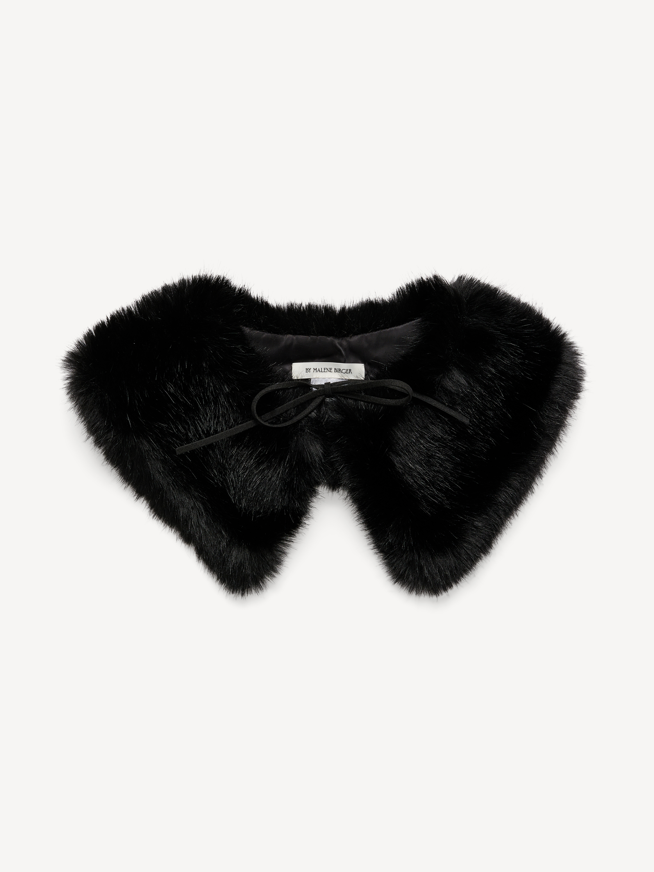 By Malene Birger Cowie Faux Fur Collar In Black