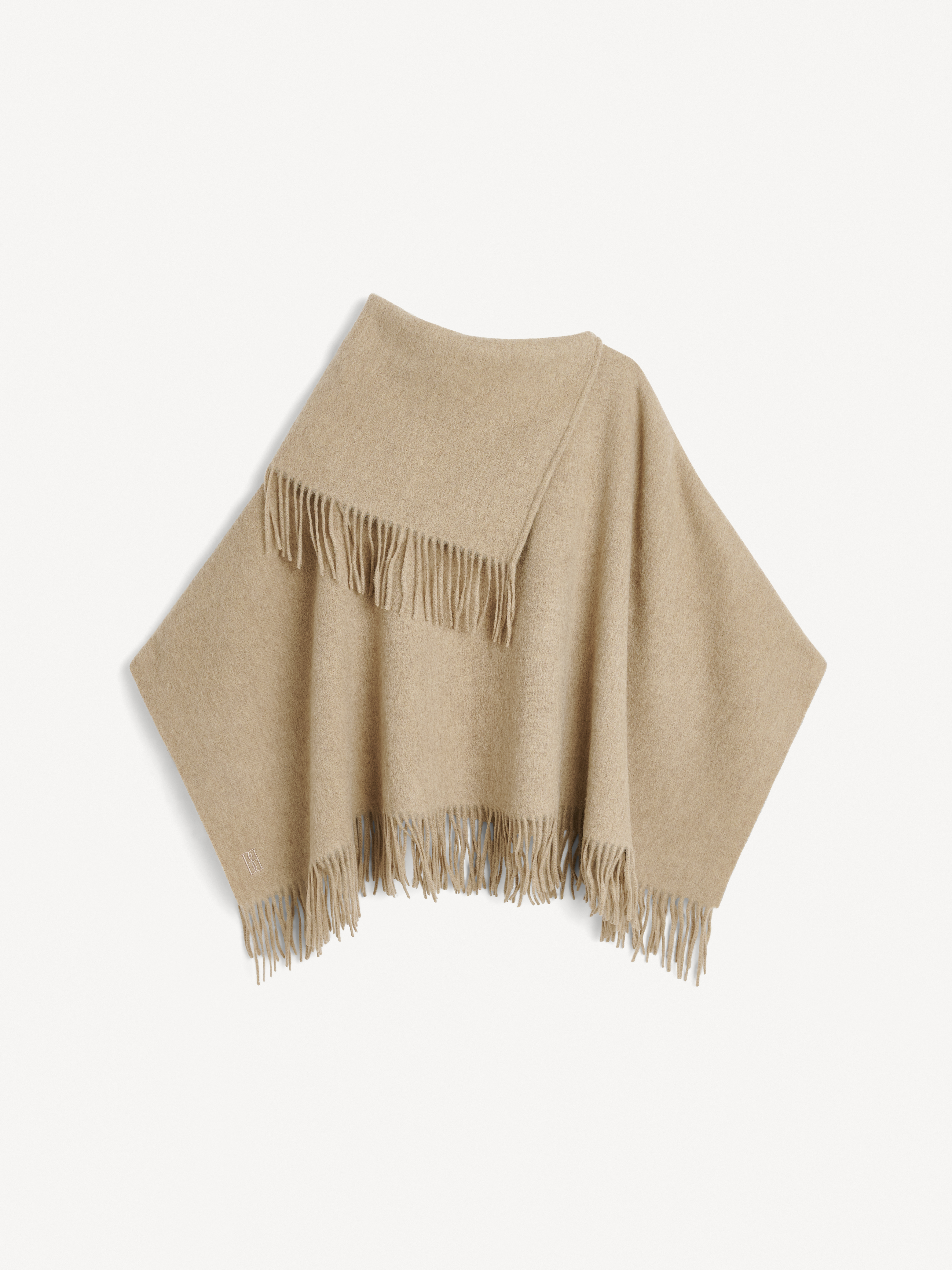 By Malene Birger Turtma Wool Poncho In Brown