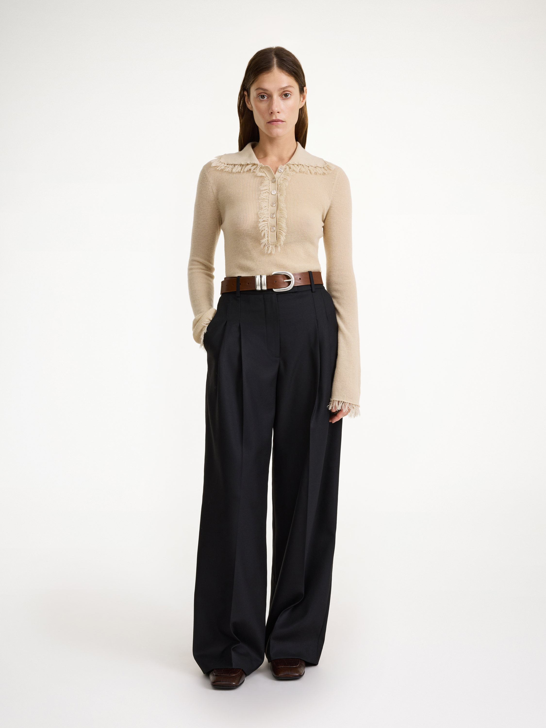 By Malene Birger Cymbaria High-waist Trousers In Black