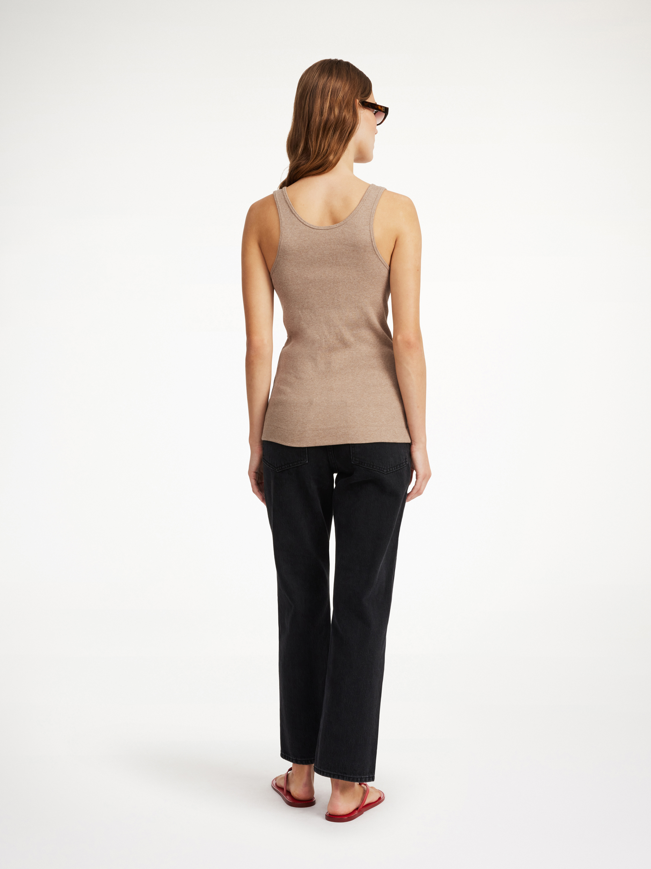 Shop By Malene Birger Anisa Tanktop Aus Baumwolle In Nomad