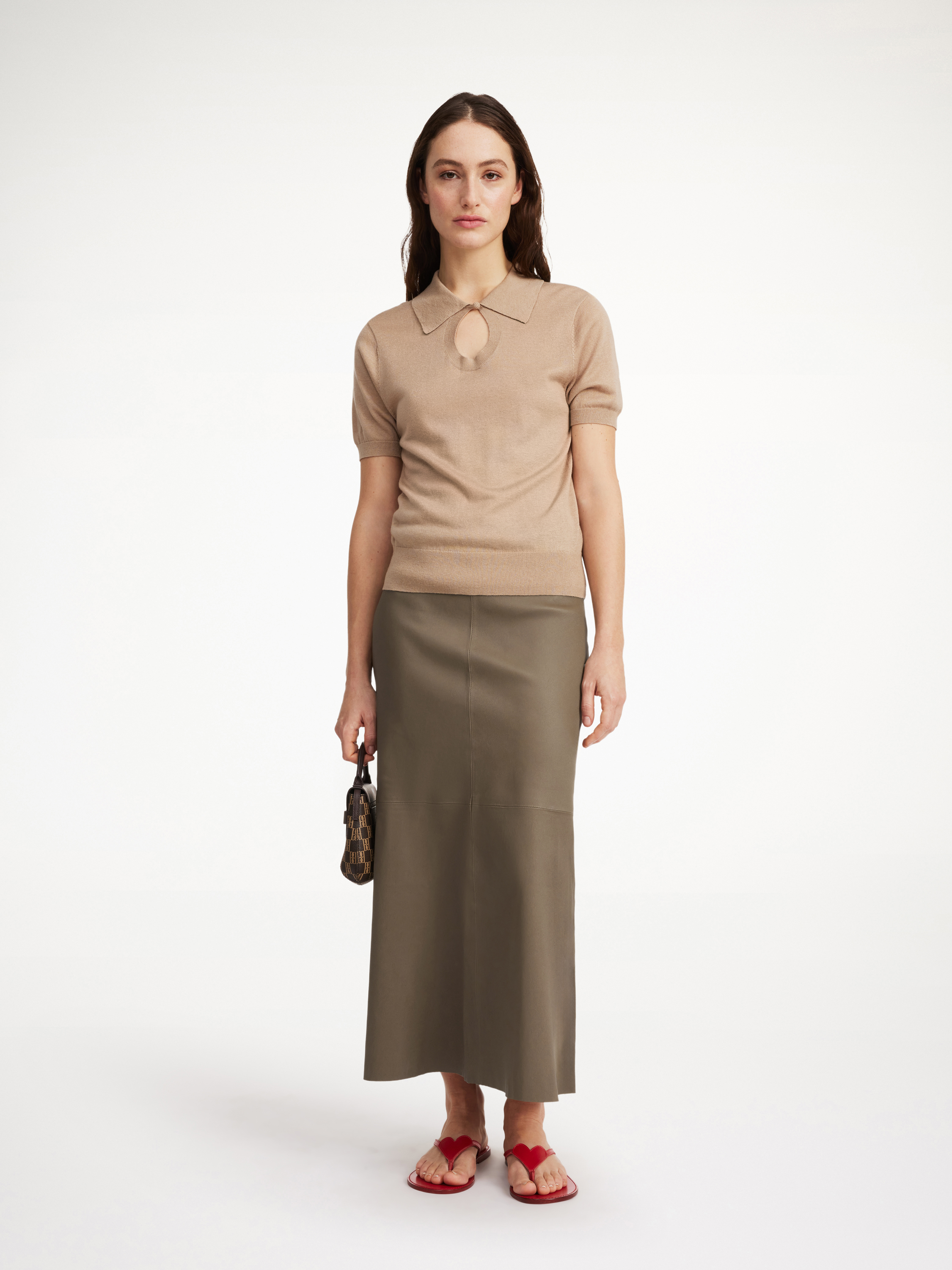 BY MALENE BIRGER SIMOAS LEATHER SKIRT