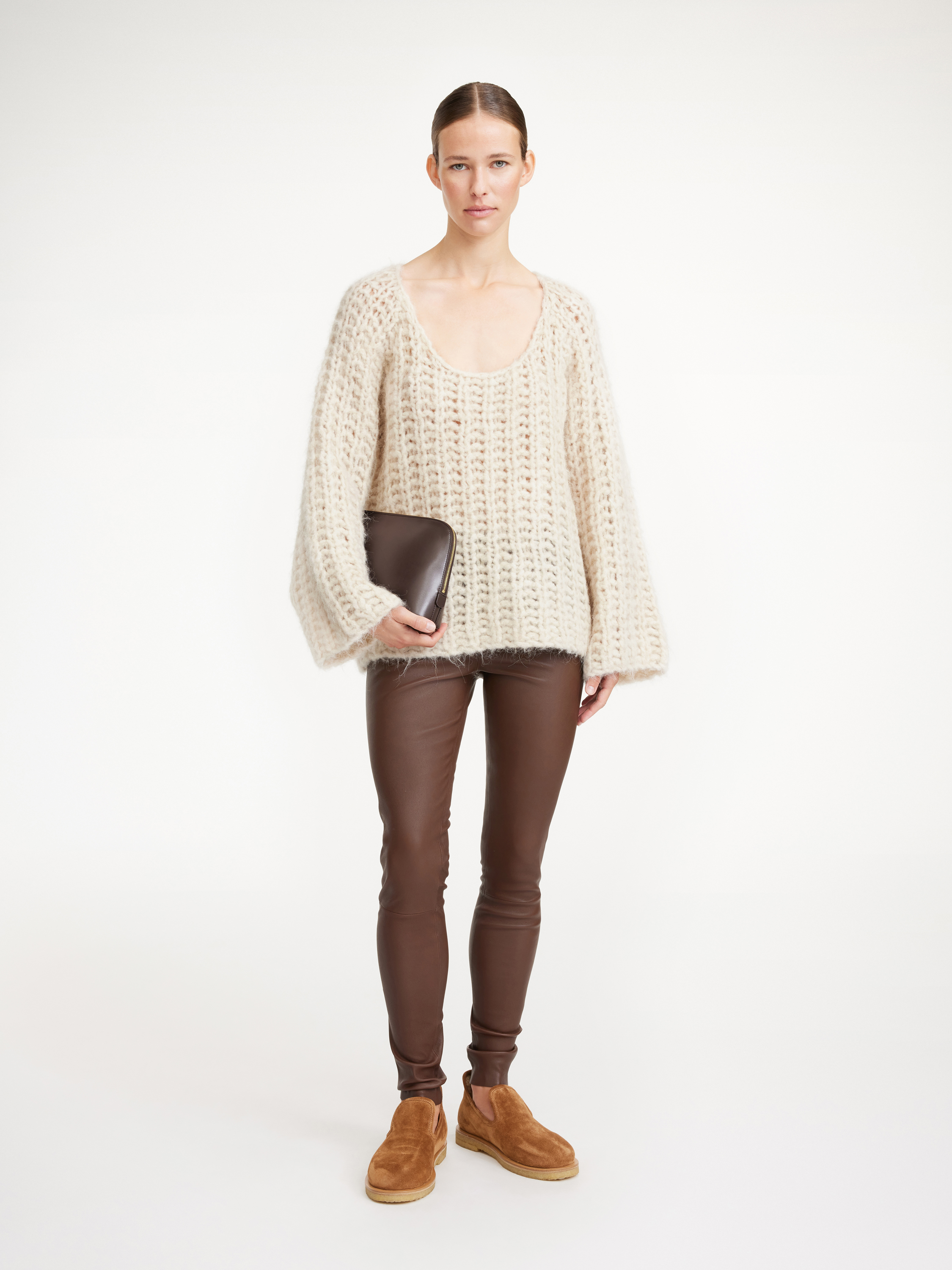 By Malene Birger Elenasoo Leggings In Chestnut