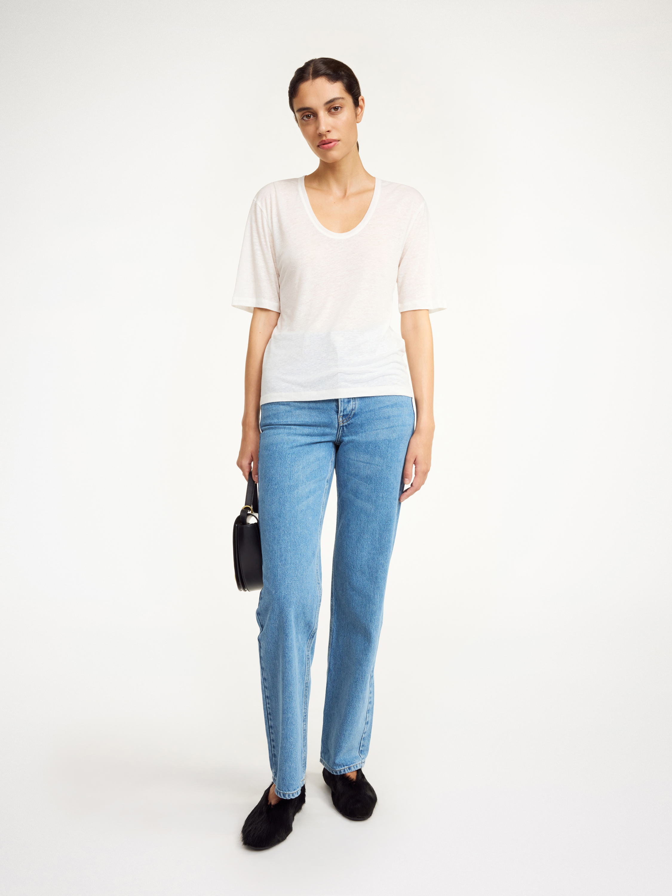 By Malene Birger Amaringa T-shirt In Soft White