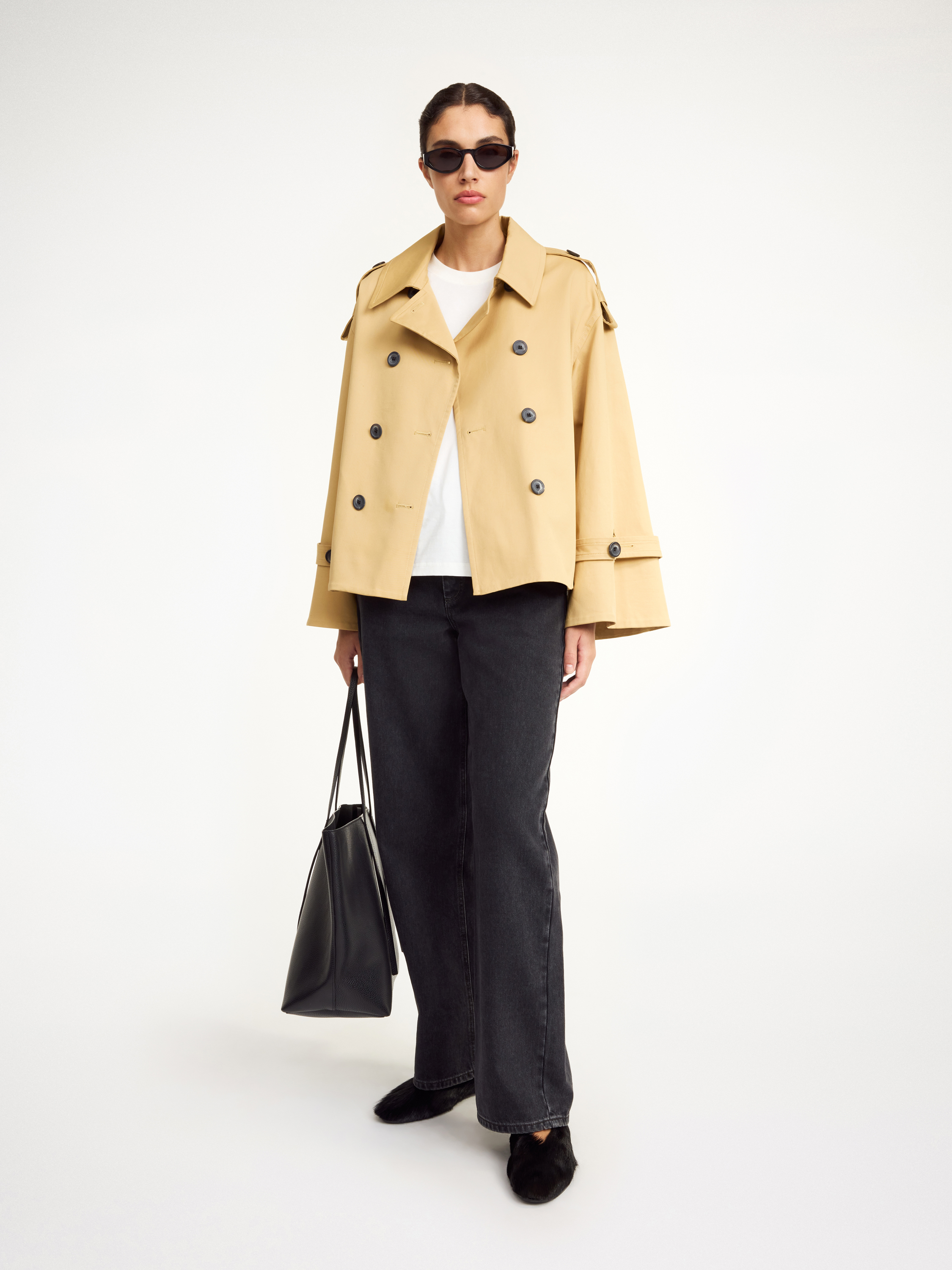 By Malene Birger Alisandra Trench Jacket In Sand Beige