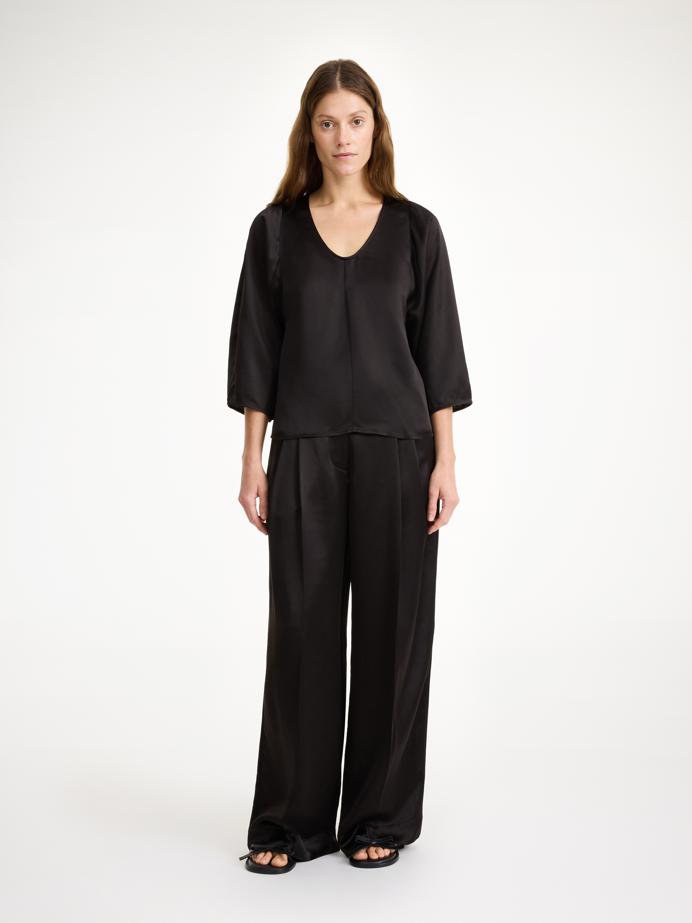 By Malene Birger Calyas Blouse In Black