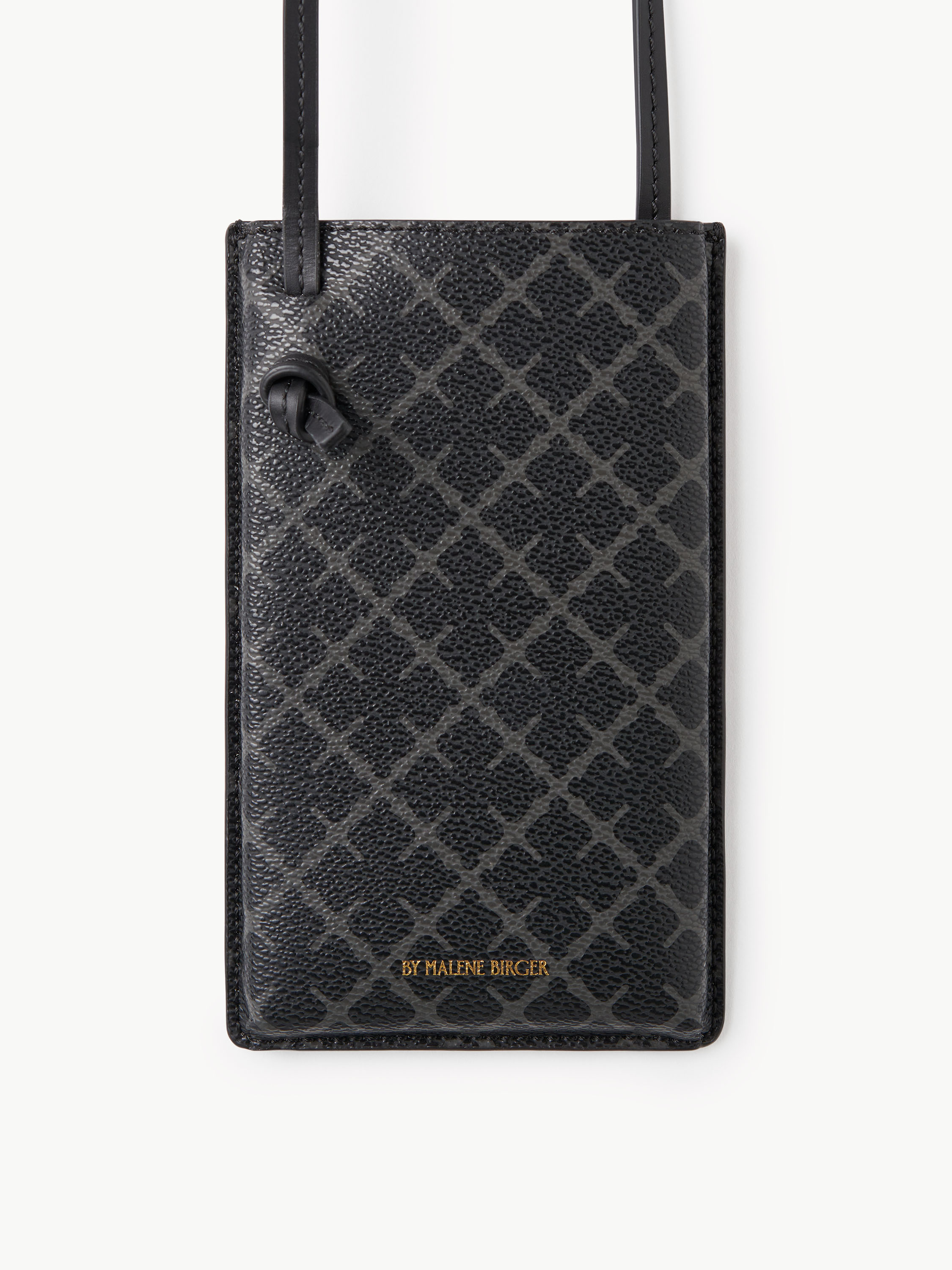 Shop By Malene Birger Ivy Phone Case In Charcoal