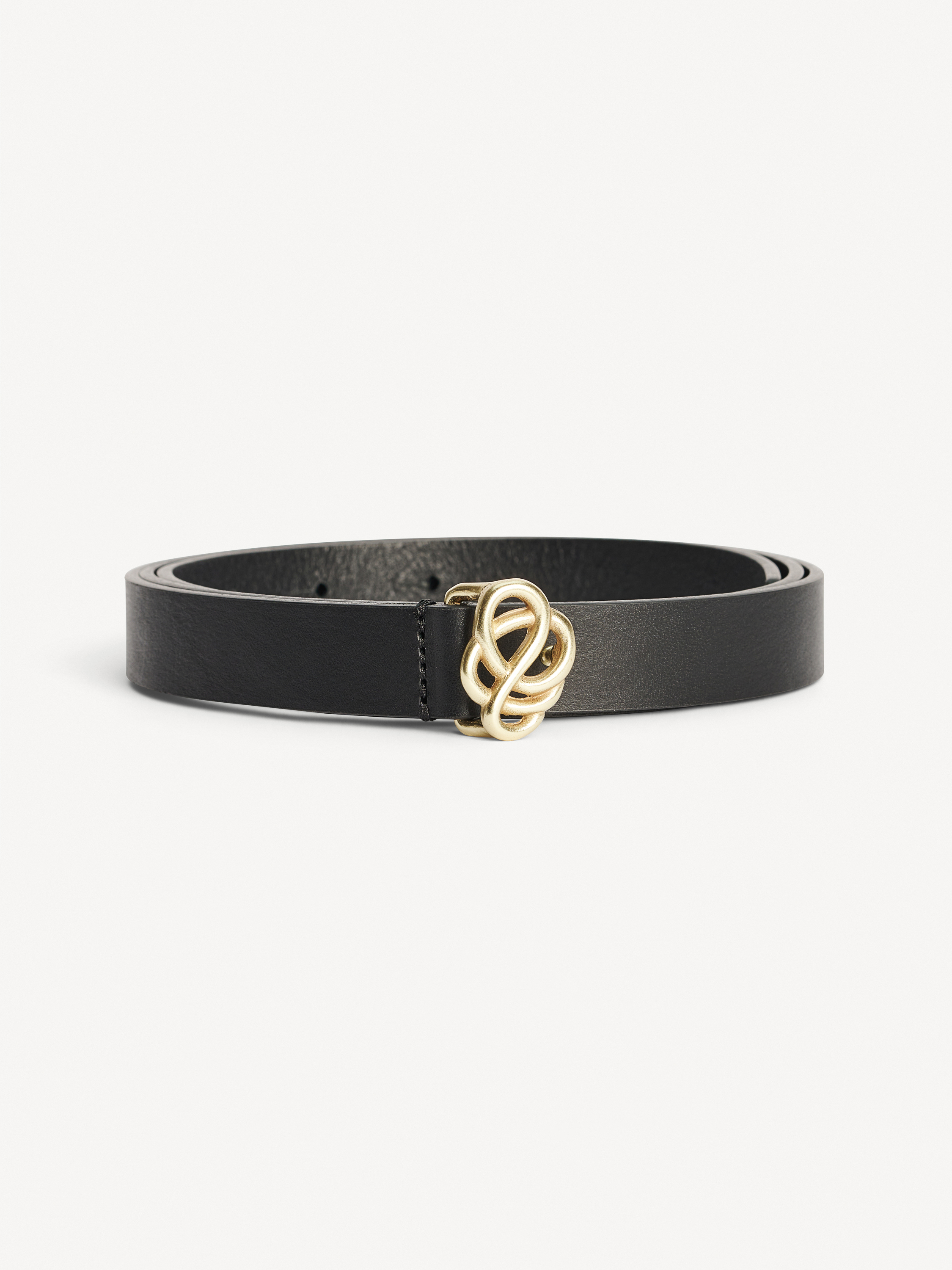 By Malene Birger Ouma Leather Belt In Black