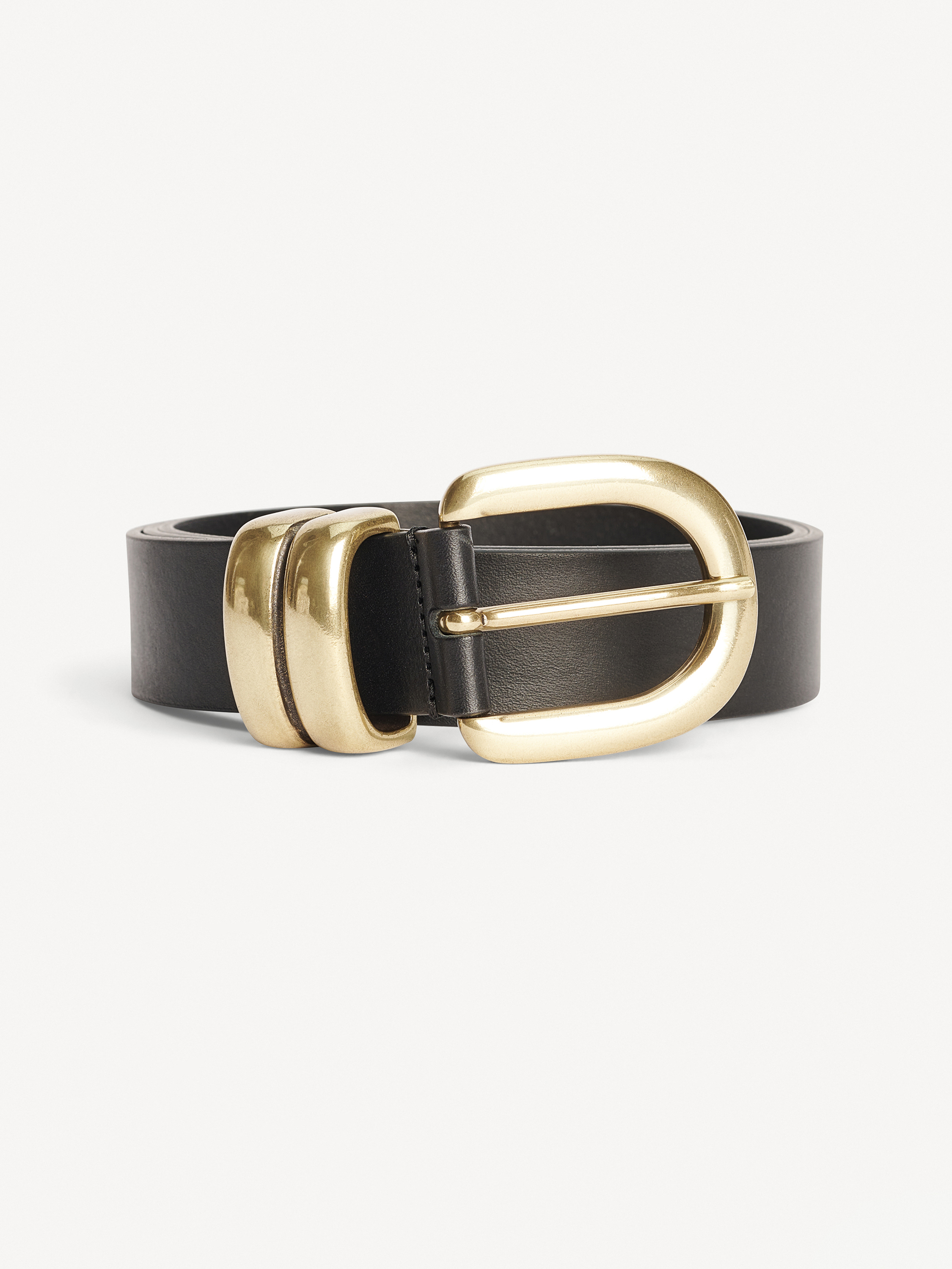 By Malene Birger Zoira Leather Belt In Black