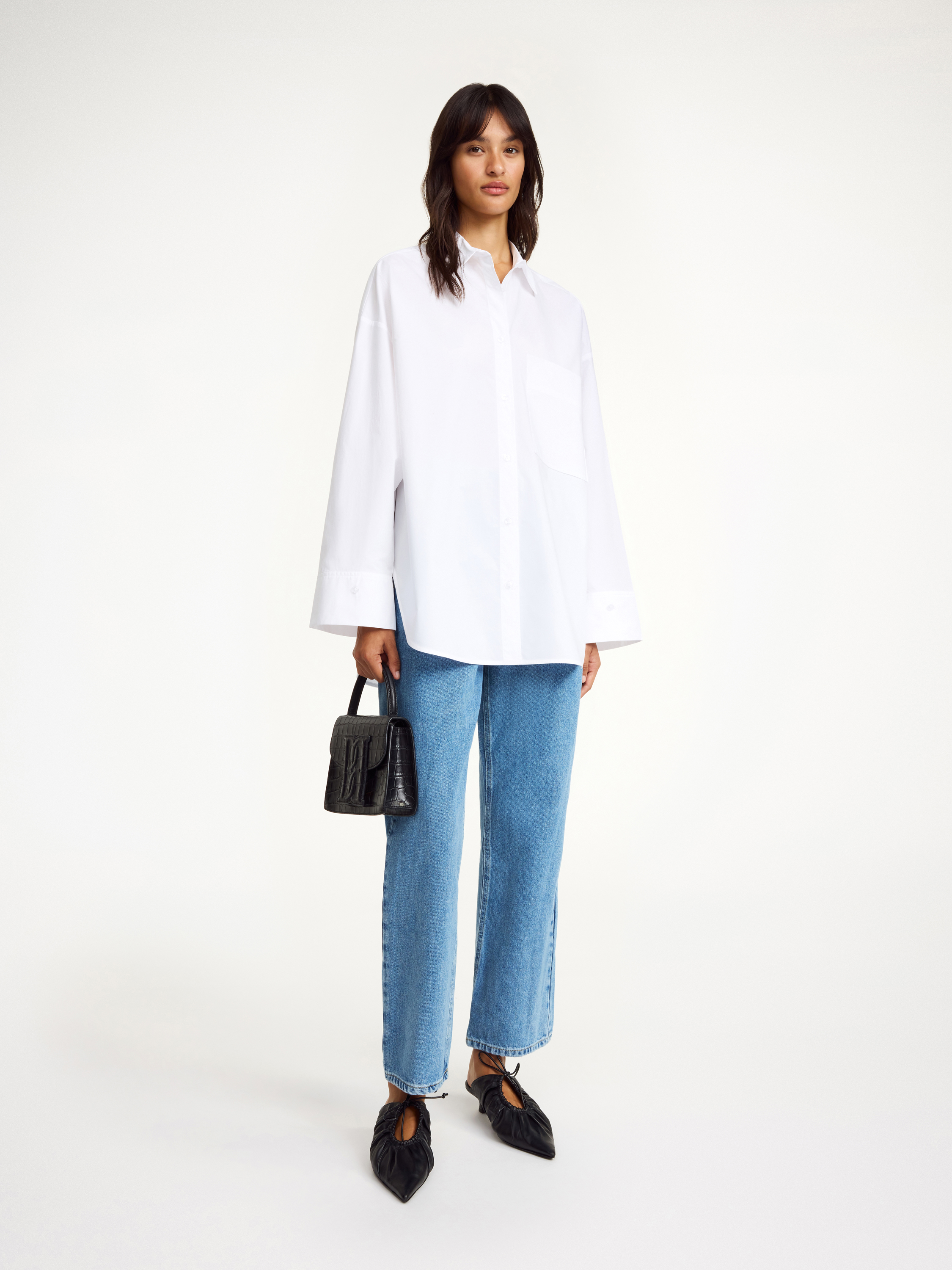 By Malene Birger Derris Organic Cotton Shirt In Pure White