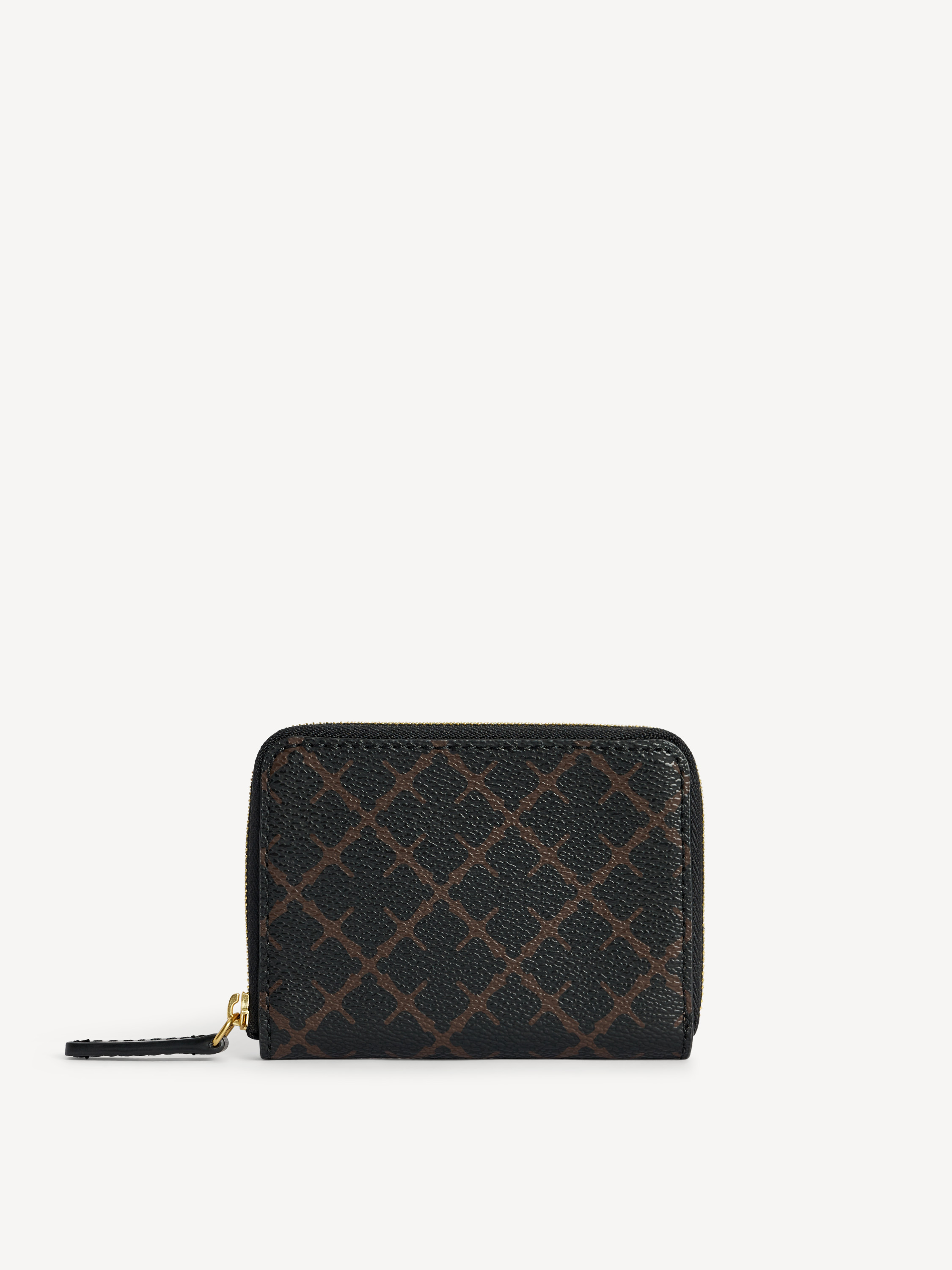 By Malene Birger Elia Printed Coin Purse In Black