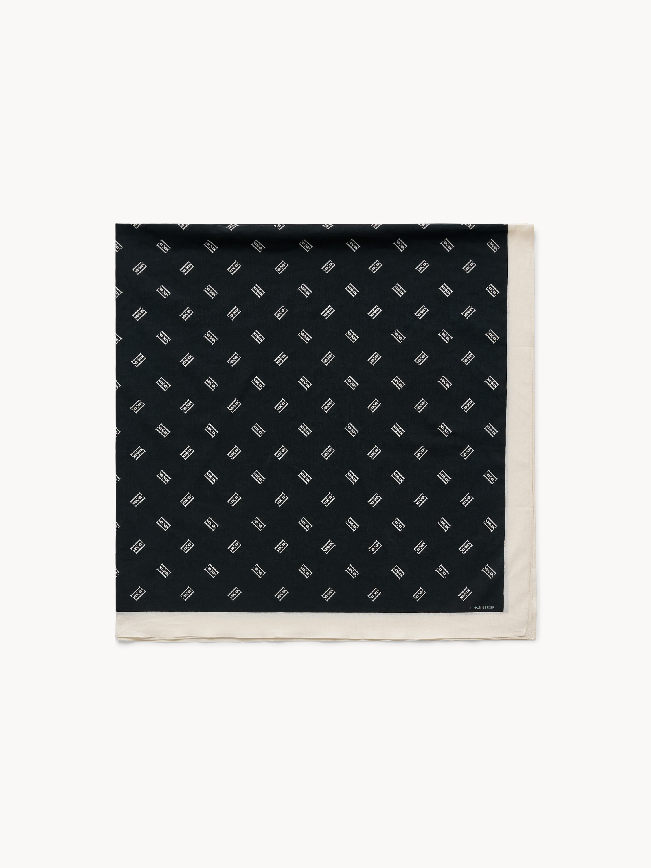 By Malene Birger Cialos Organic Cotton Scarf In Black