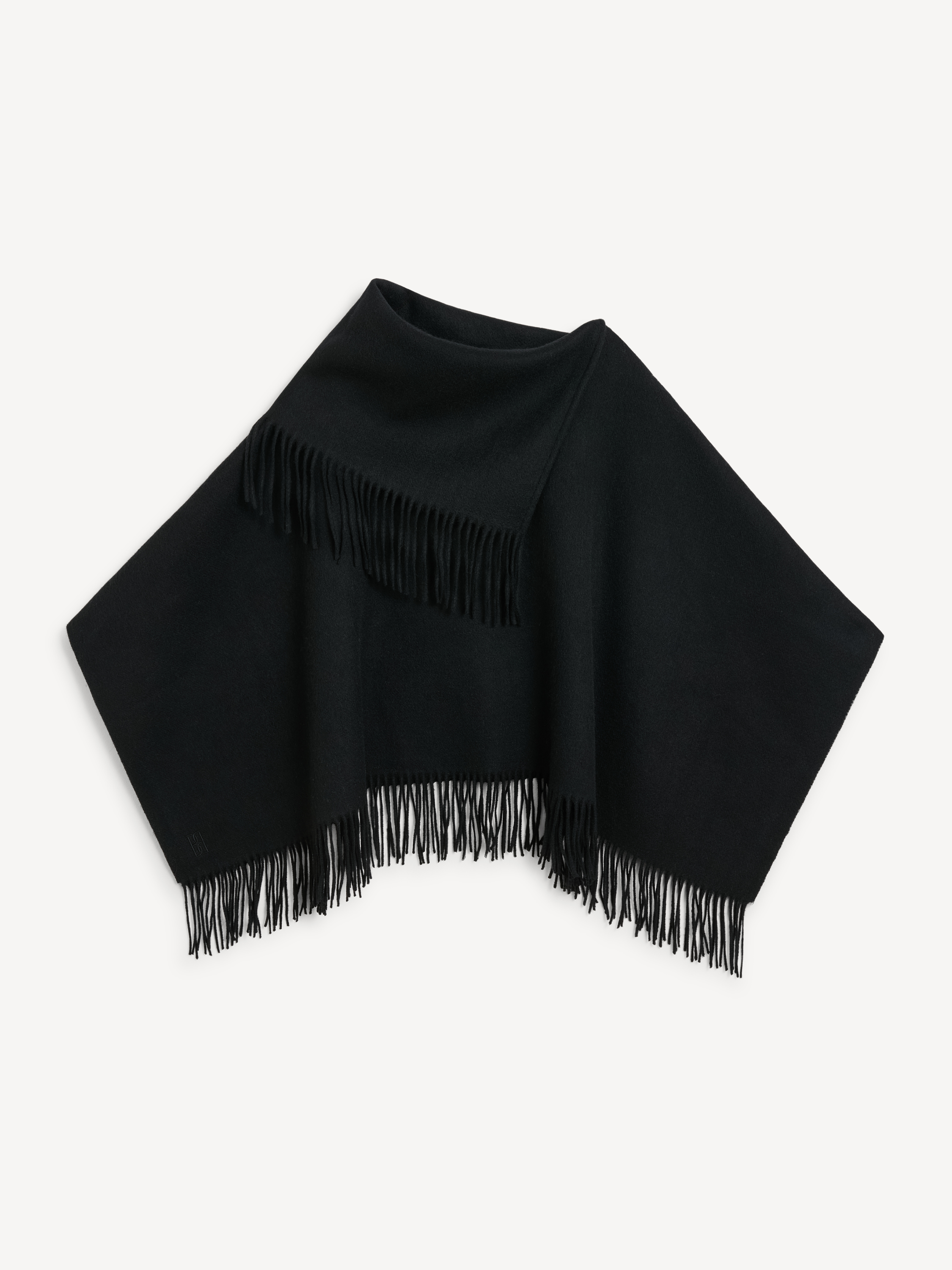 By Malene Birger Turtma Wool Poncho In Gold