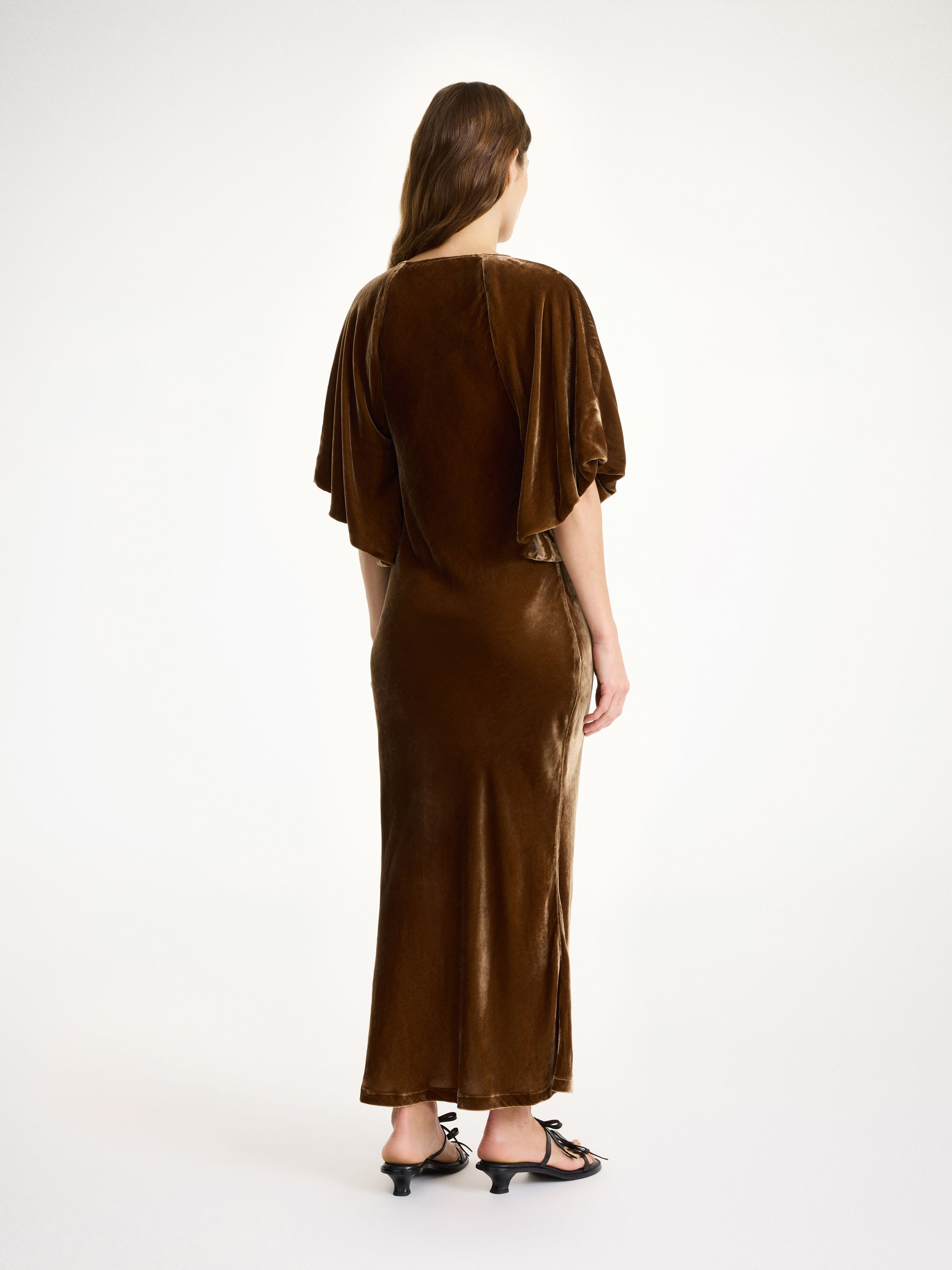 Shop By Malene Birger Rosae Maxi Dress In Bison