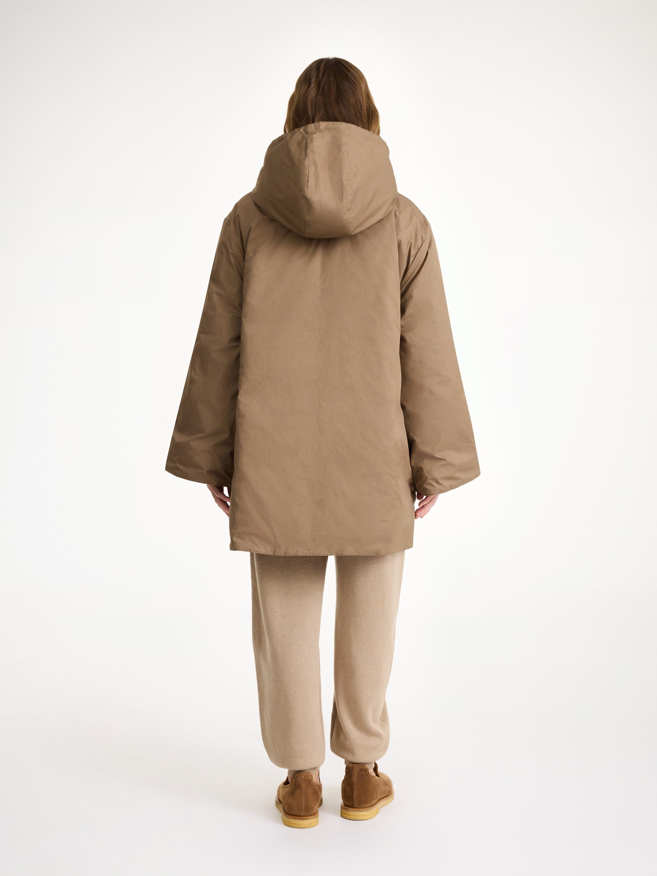 Shop By Malene Birger Sallimo Padded Coat In Shitake