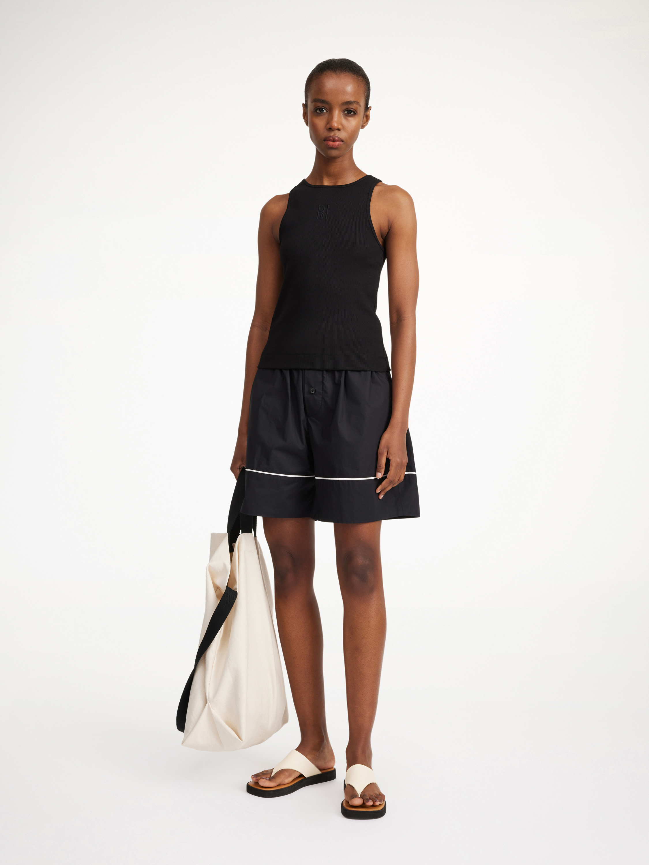 By Malene Birger Amanias Tank Top In Black