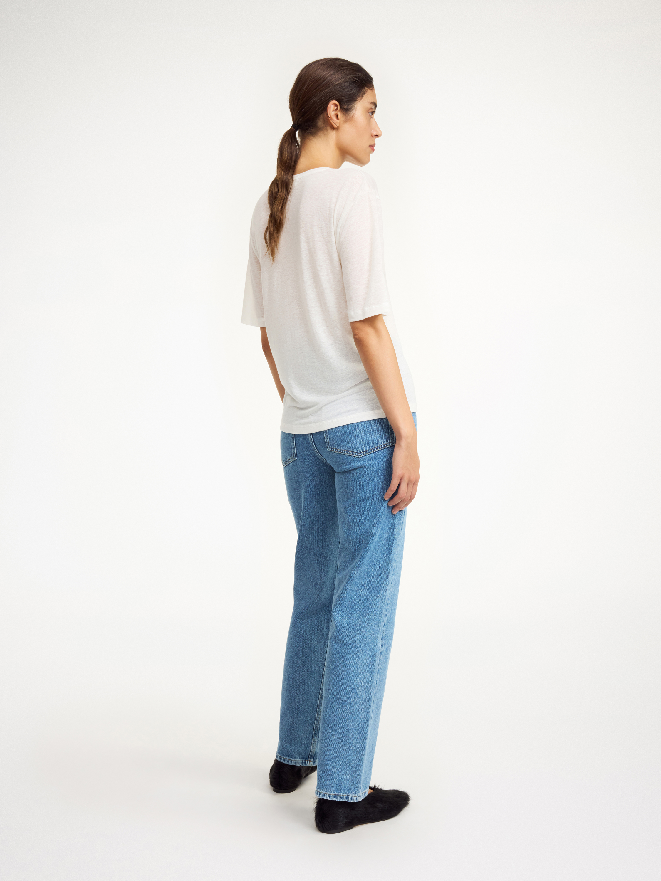 Shop By Malene Birger Amaringa T-shirt In Soft White