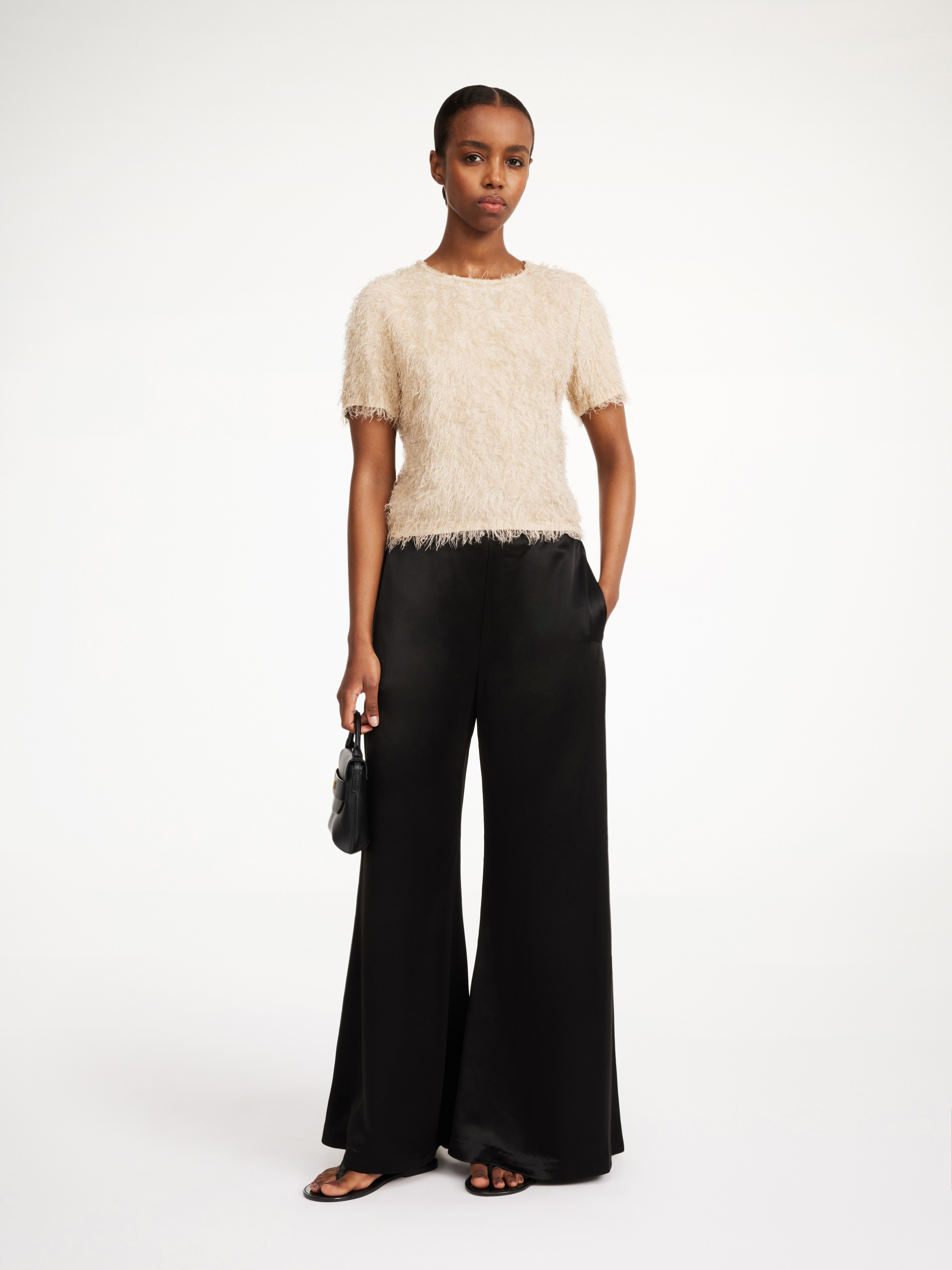 By Malene Birger Lucee Flared Trousers In Black