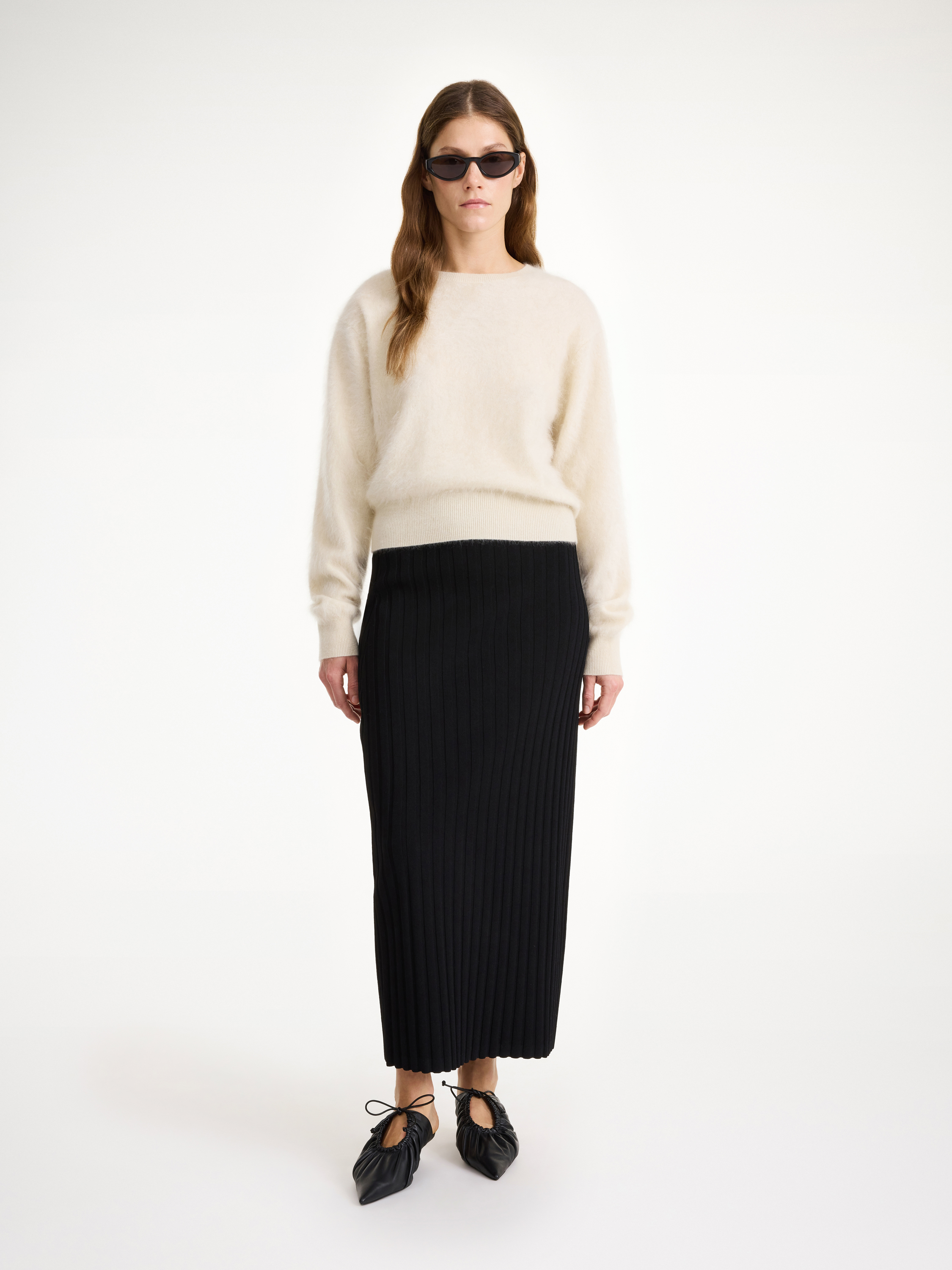 By Malene Birger Fiemme Midi Skirt In Black