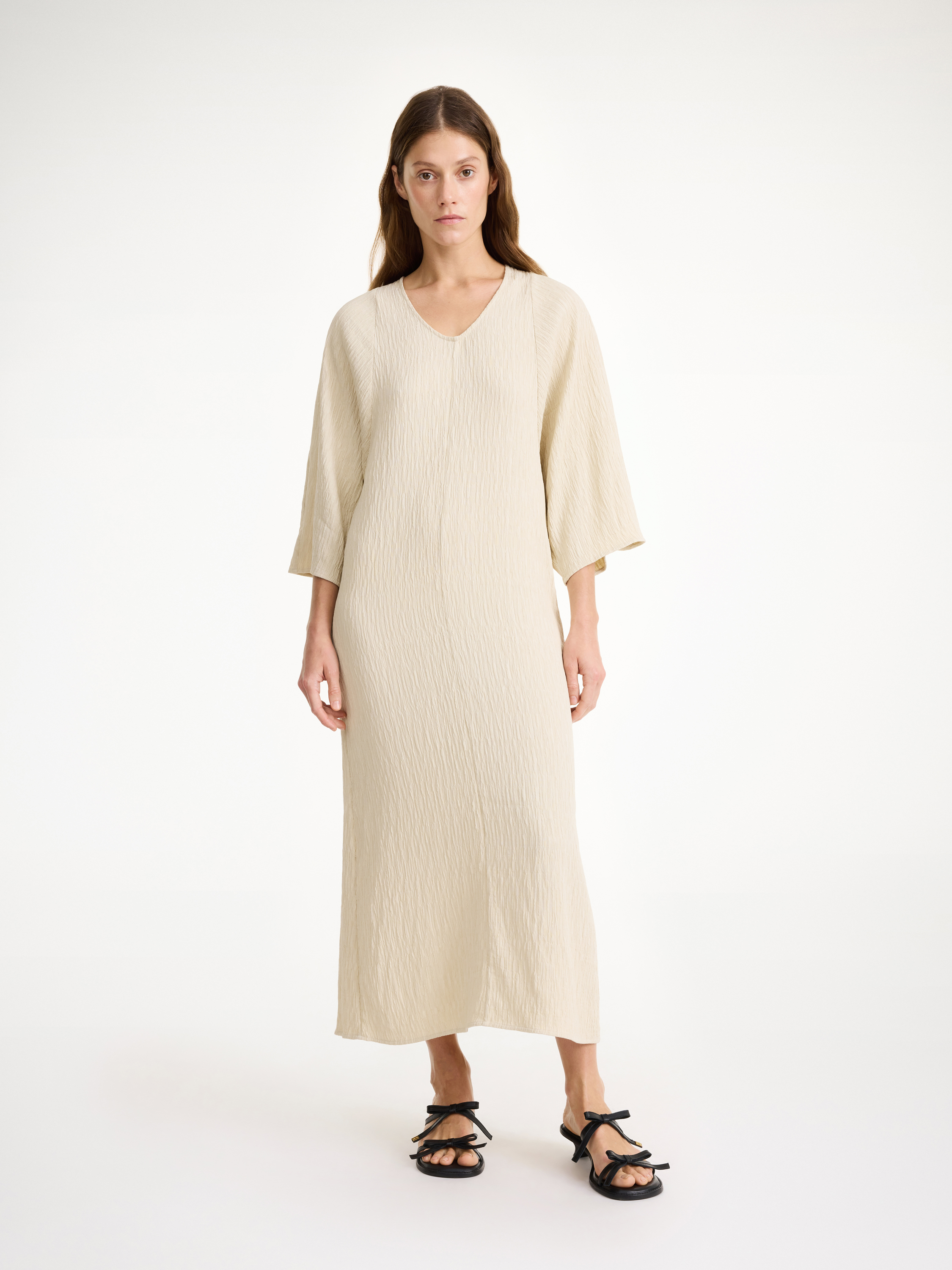 By Malene Birger Carolynn Maxi Dress In Oyster Gray