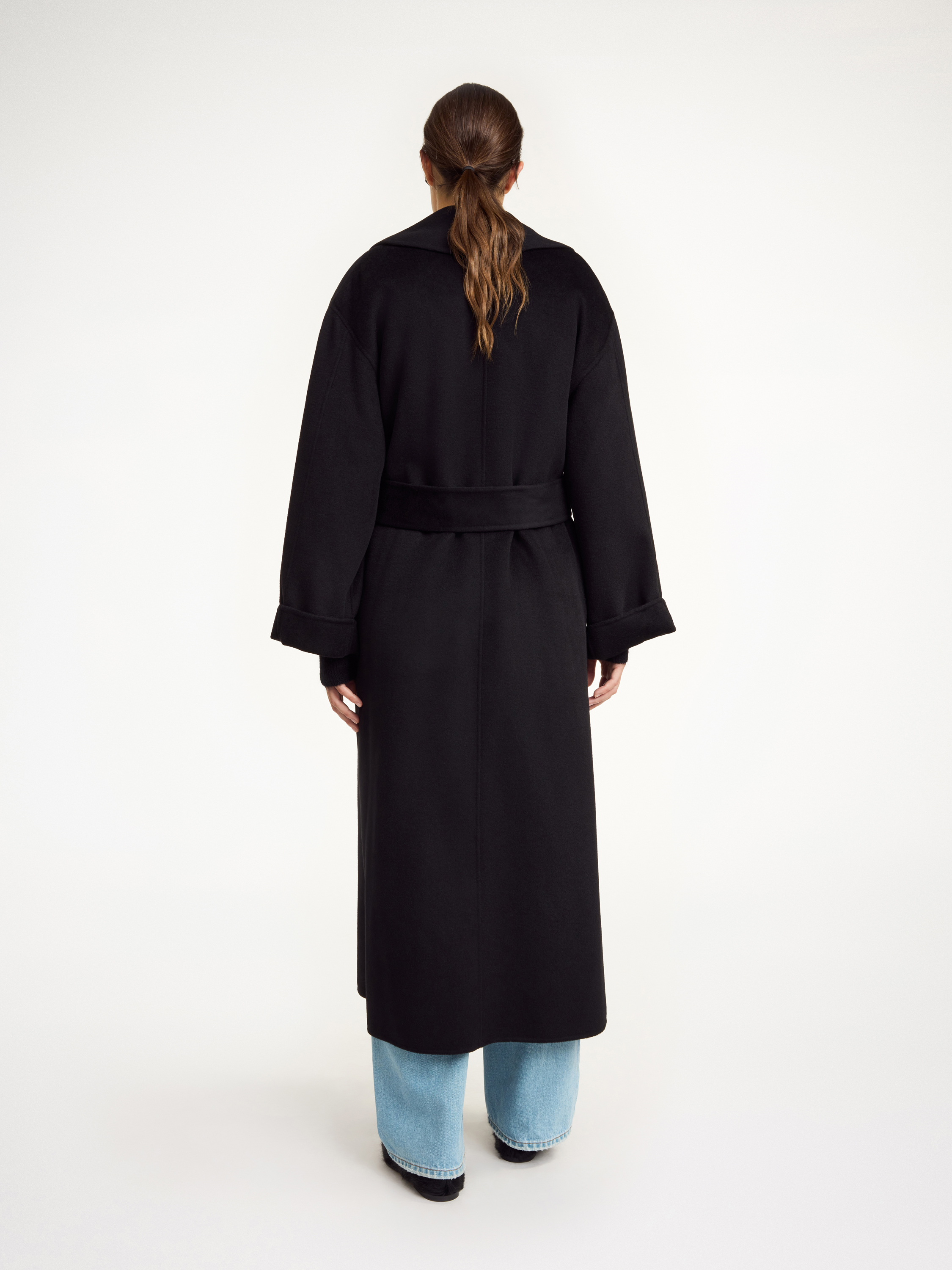 Shop By Malene Birger Trullem Wool Coat In Black