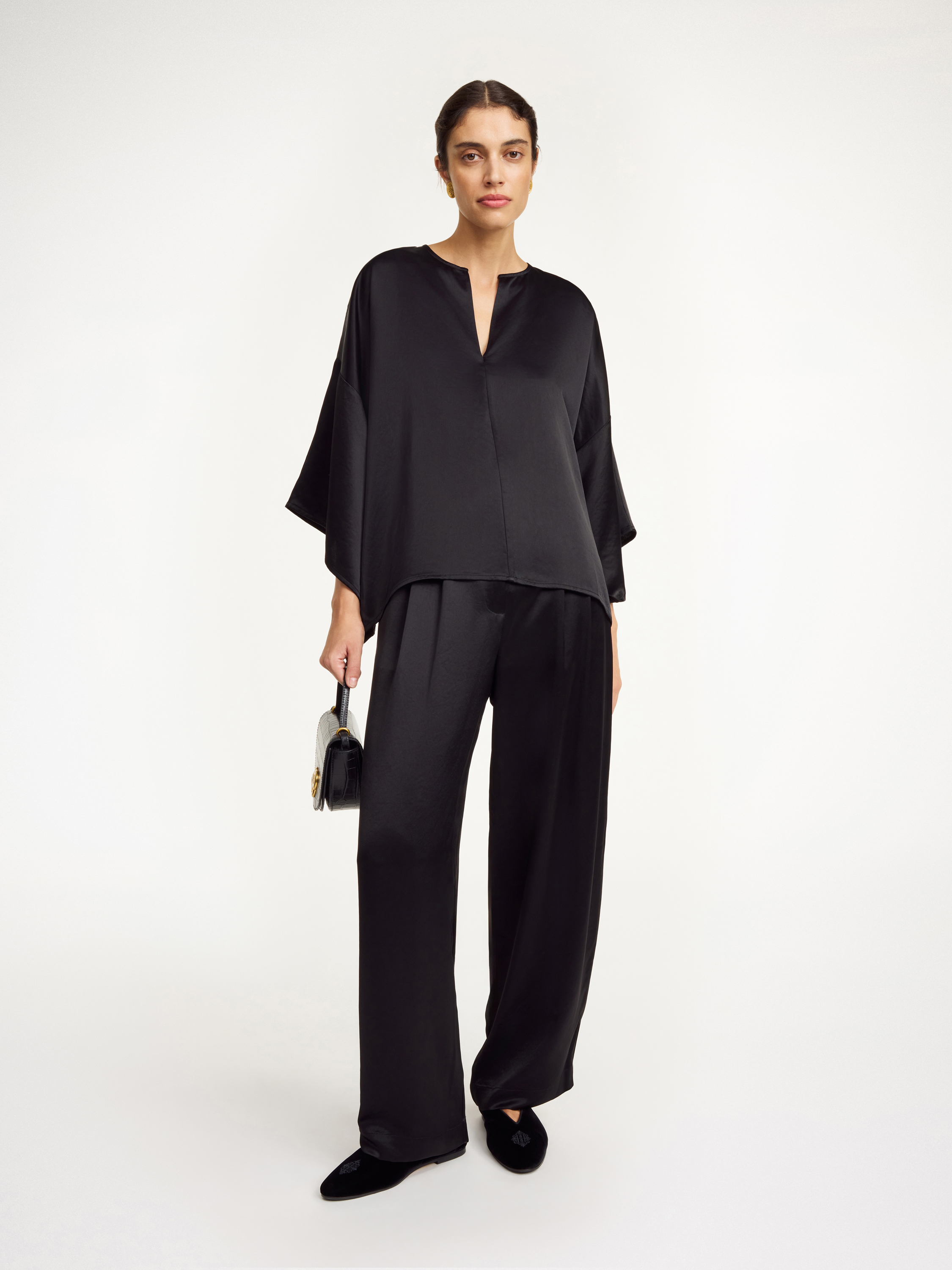 Shop By Malene Birger Cicie Bluse In Black