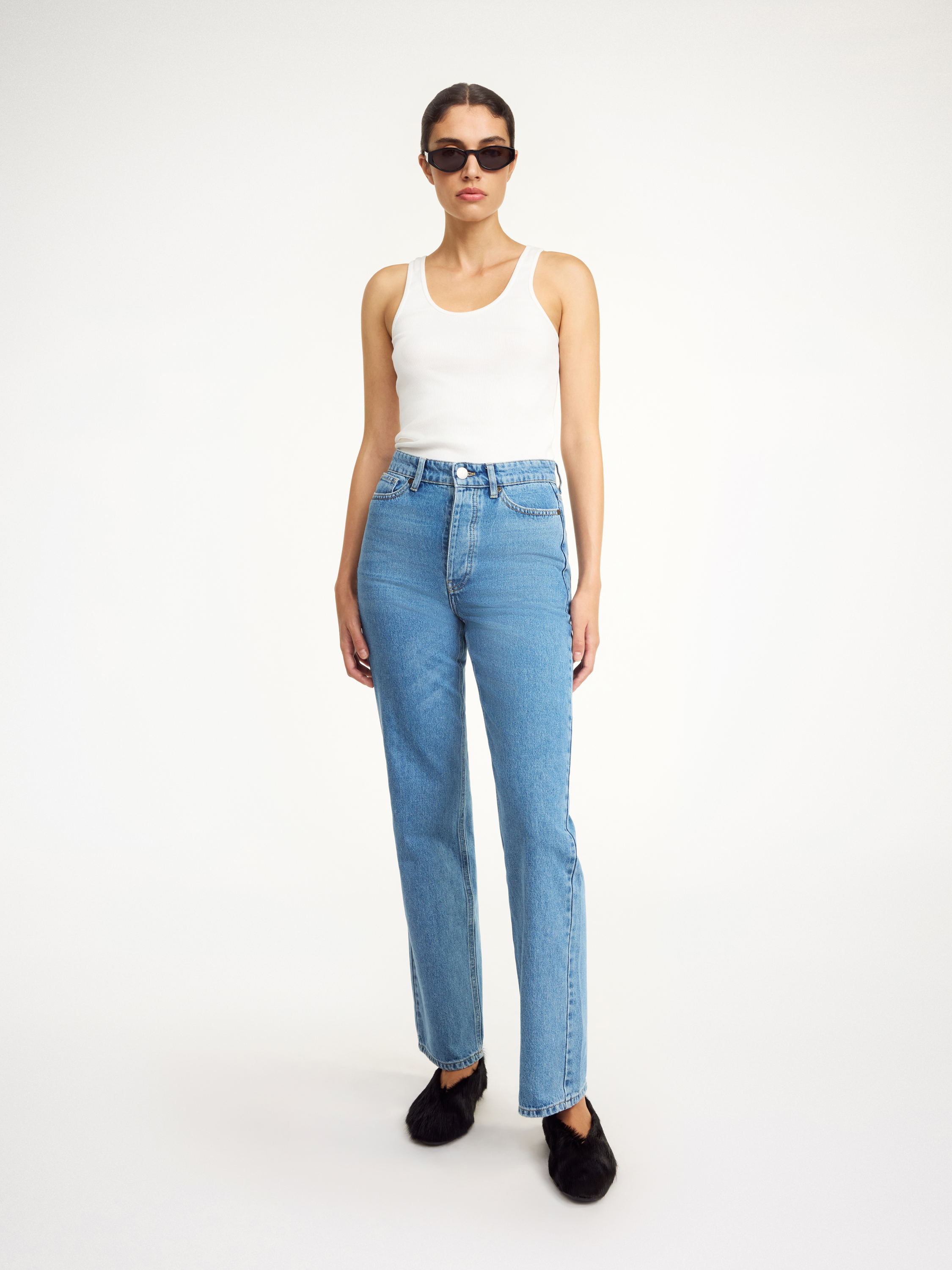 By Malene Birger Miliumlo Organic Cotton Jeans In Denim Blue