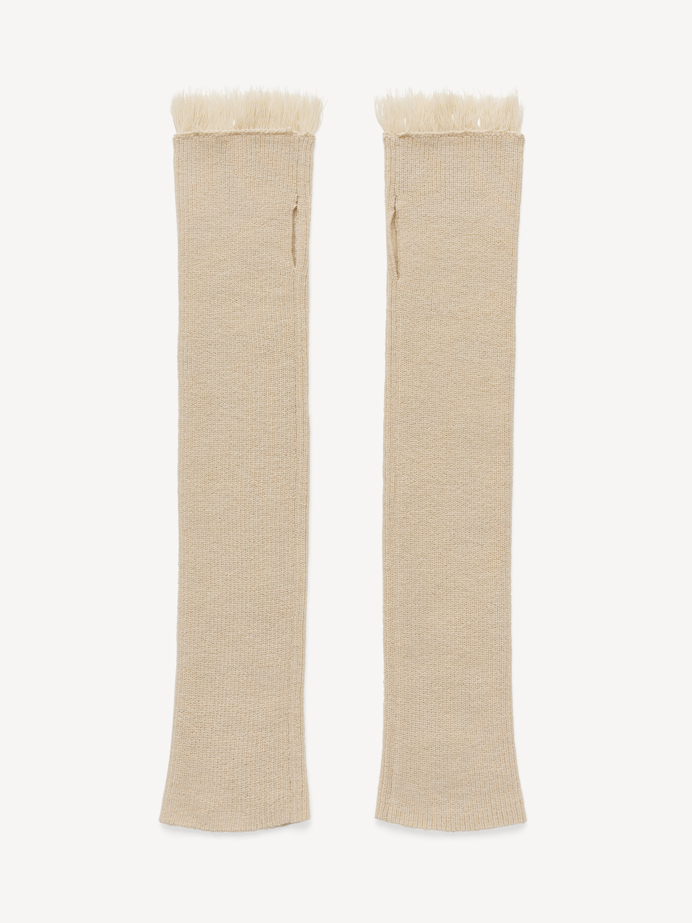 By Malene Birger Fezan Gloves In Neutral